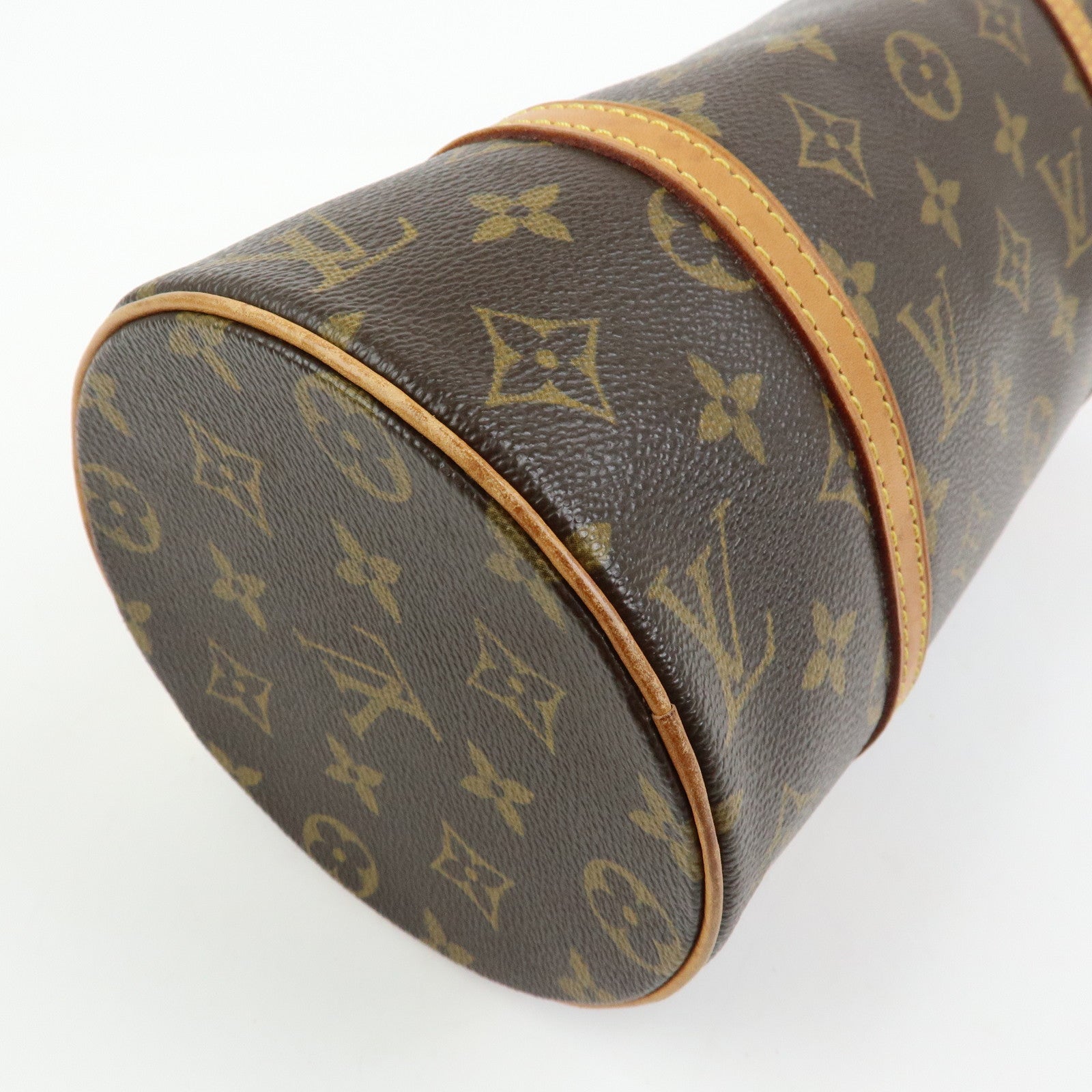 Louis Vuitton Monogram Papillon 30 Hand Bag Brown M51385