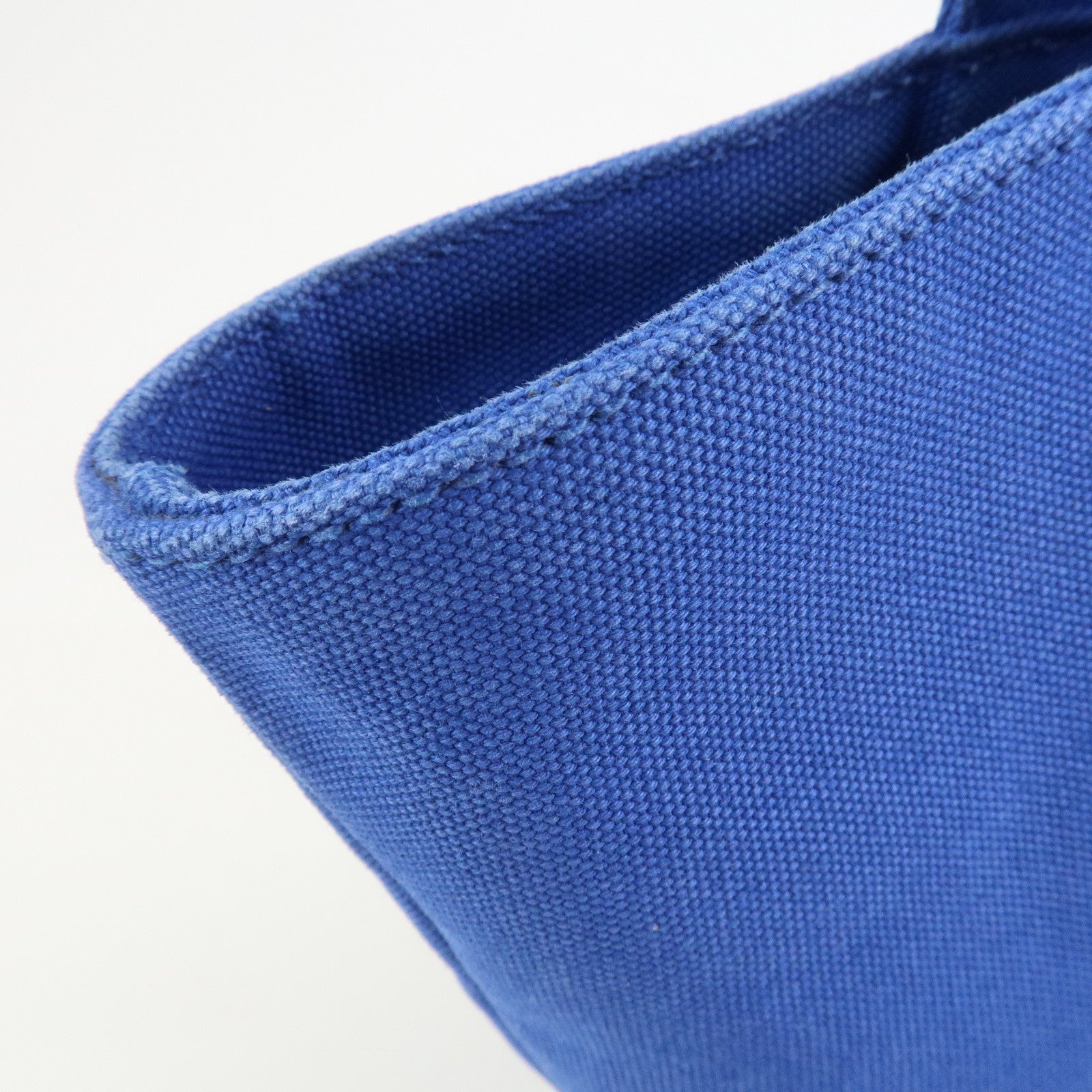PRADA Canapa Canvas 2Way Bag Hand Bag Shoulder Bag Blue 1BG186