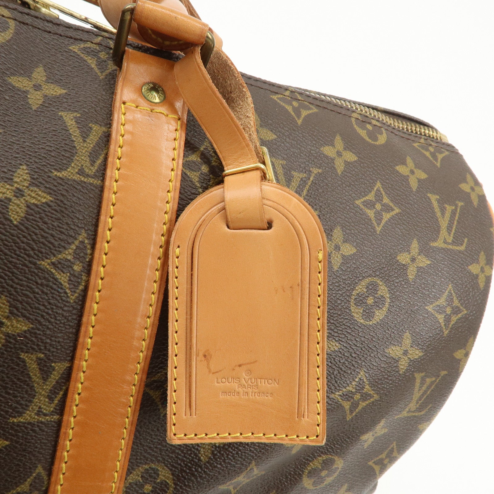 Louis Vuitton Monogram Keep All Bandouliere 45 Boston Bag M41418