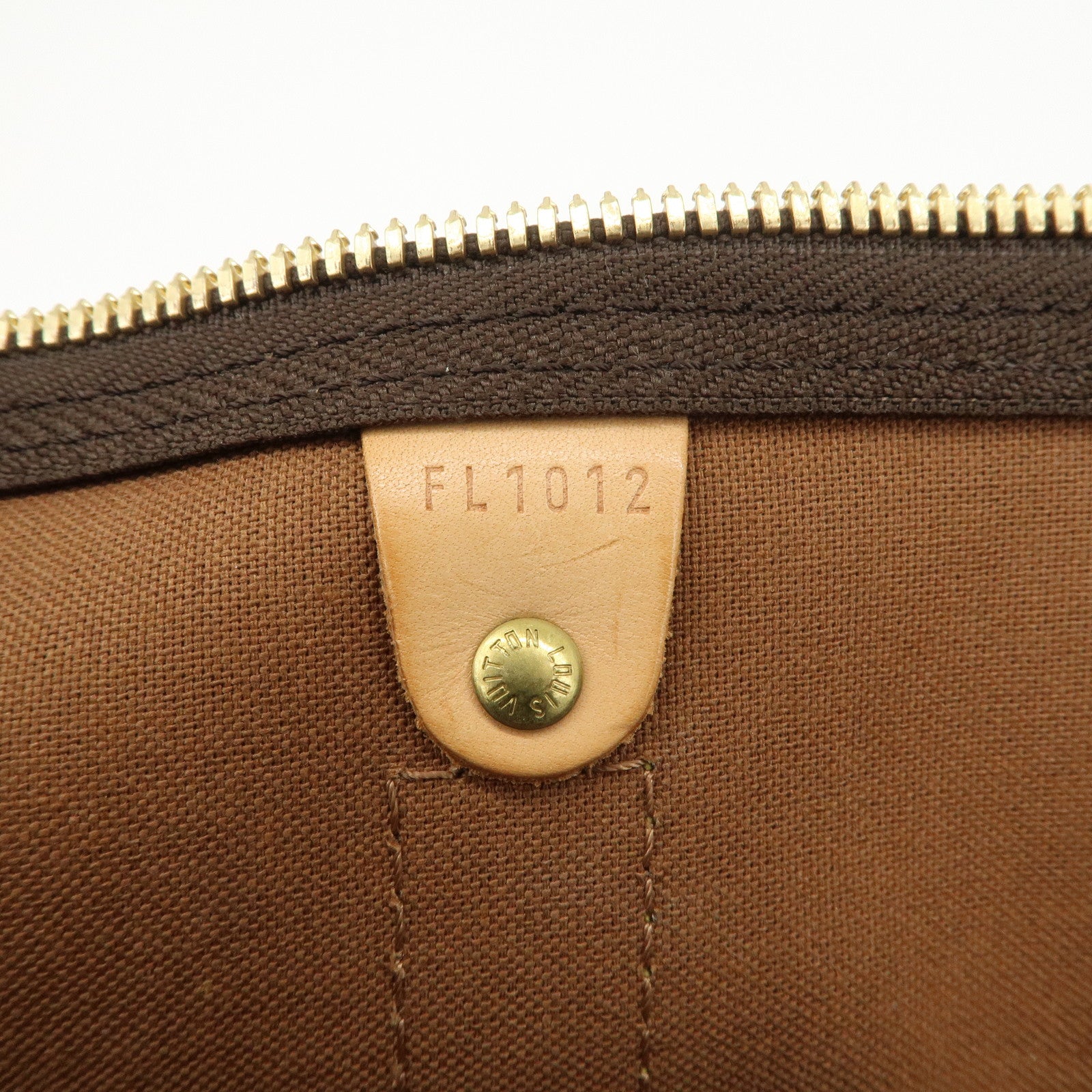 Louis Vuitton Monogram Canvas Keep All 45 Boston Bag Brown M41428