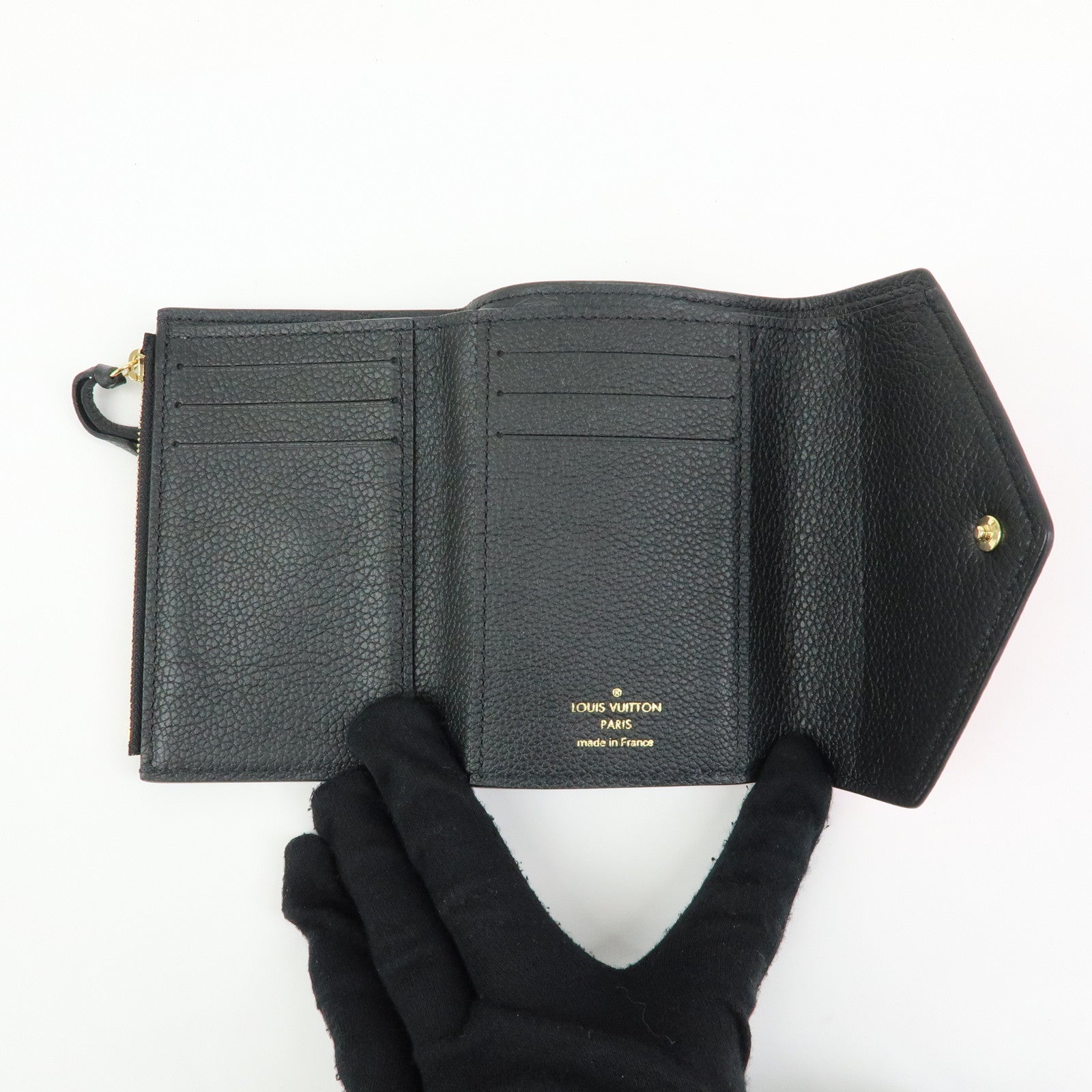 Louis Vuitton Portefeuille Victorine Bi-color Empreinte M81285