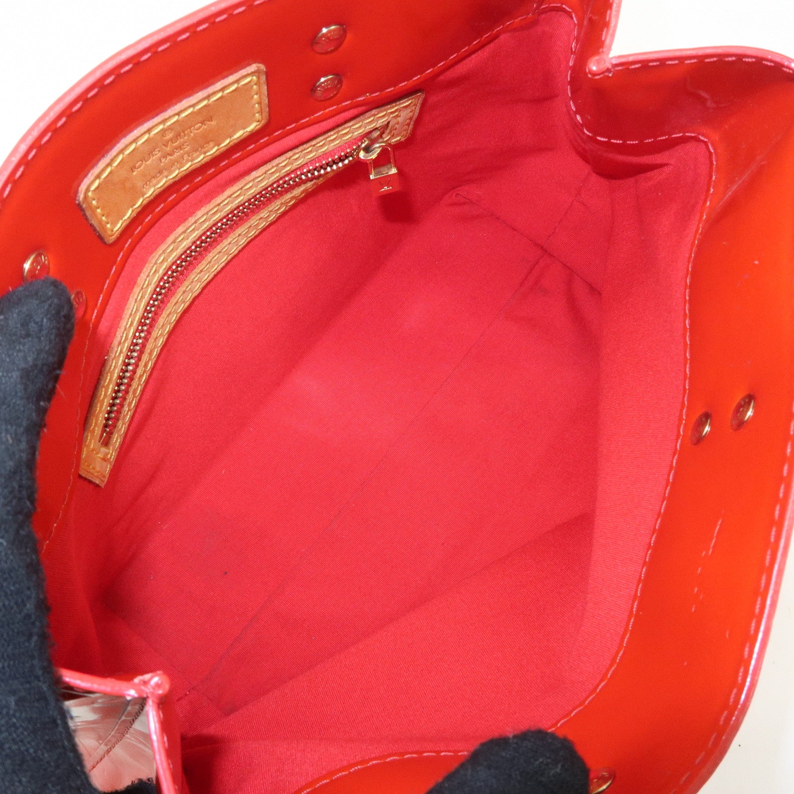 Louis Vuitton Monogram Vernis Set of 3 Lead PM Bag M91088 M9132F Used