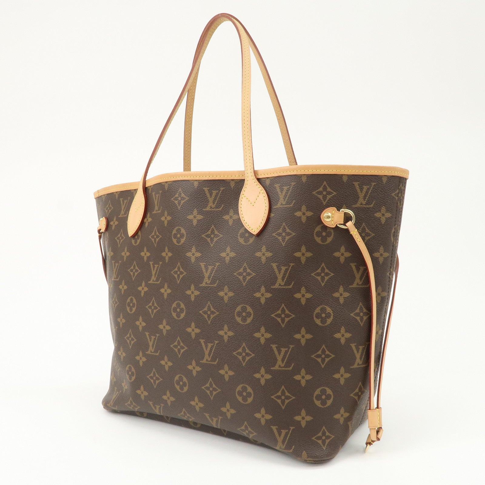 Louis Vuitton Monogram Neverfull MM Tote Bag Pivoine M41178