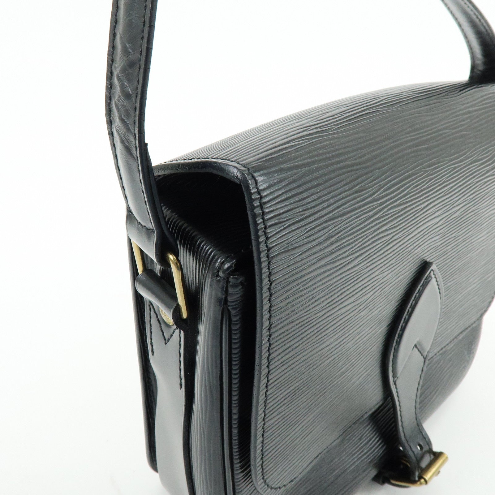 Louis Vuitton Epi Cartouchiere Shoulder Crossbody Bag Noir M52242