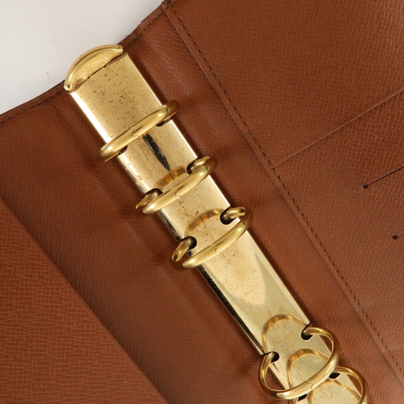 Louis Vuitton Monogram Agenda MM Planner Cover Brown R20105