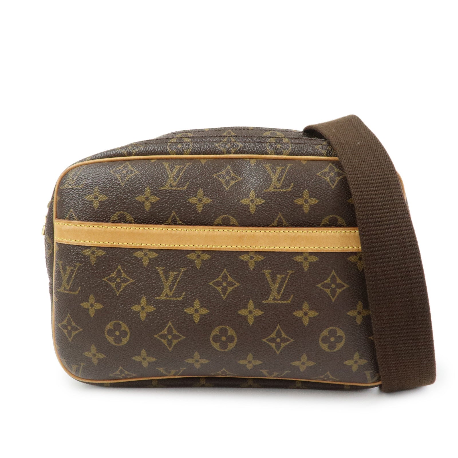 Louis Vuitton Monogram Reporter PM Shoulder Crossbody Bag M45254