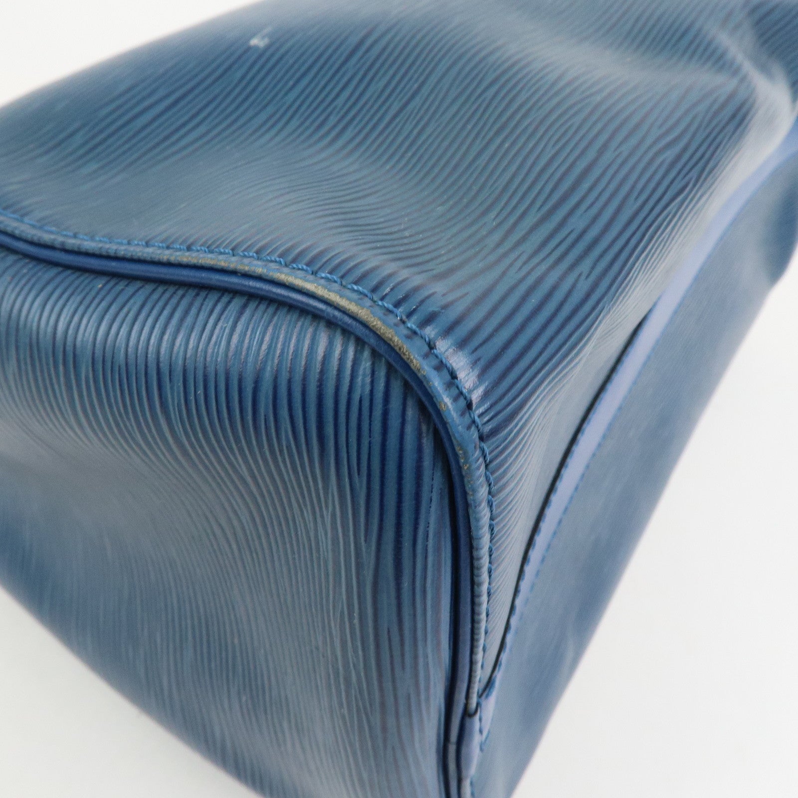 Louis Vuitton Epi Speedy 30 Hand Bag Boston Bag Toledo Blue M43005