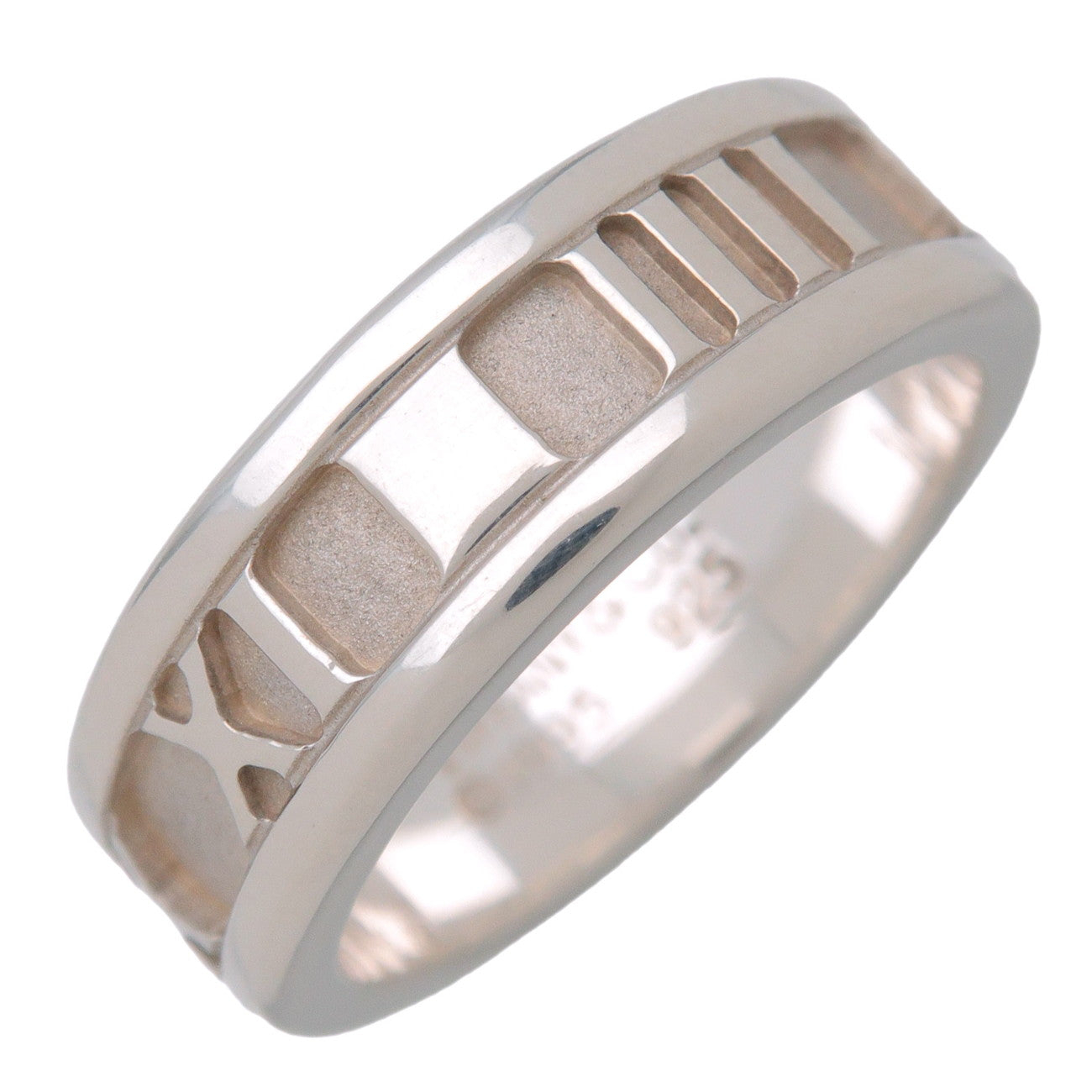 Tiffany & Co Atlas Ring SV925 Silver US4.5-5 EU49 HK10