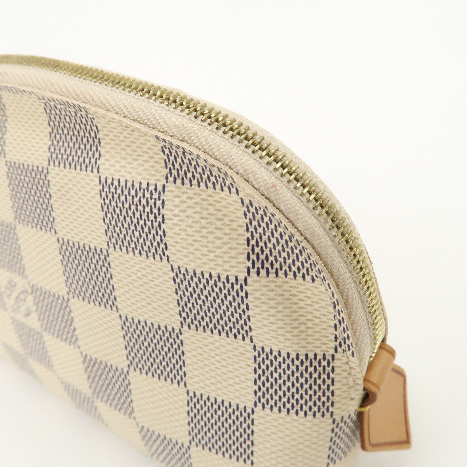 Louis Vuitton Damier Azur Pochette Cosmetic Pouch N60024
