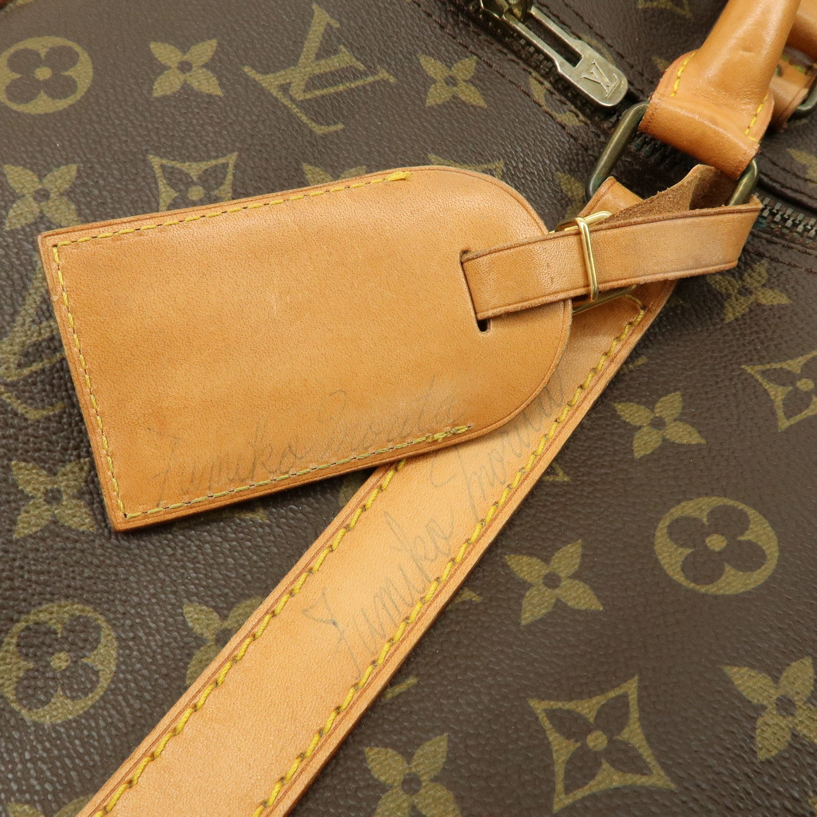 Louis Vuitton Monogram Keep All Bandouliere 60 Boston Bag M41412
