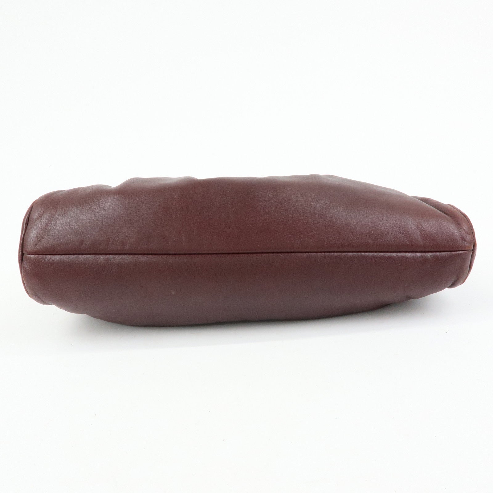 LOEWE Anagram Nappa Leather Hand Bag Shoulder Bag Bordeaux Brown