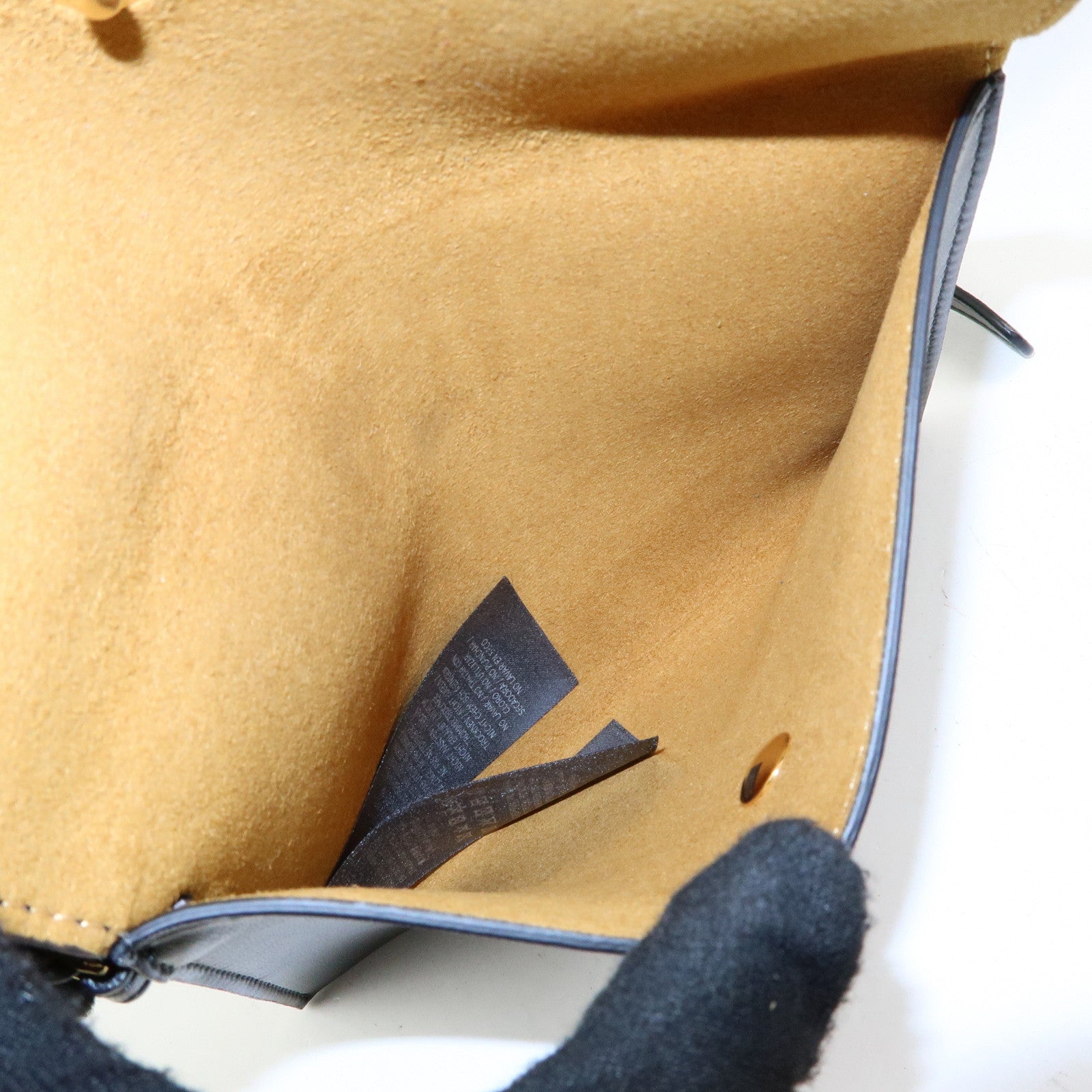 STELLA MCCARTNEY Leather 2Way Hand Bag Shoulder Bag Black