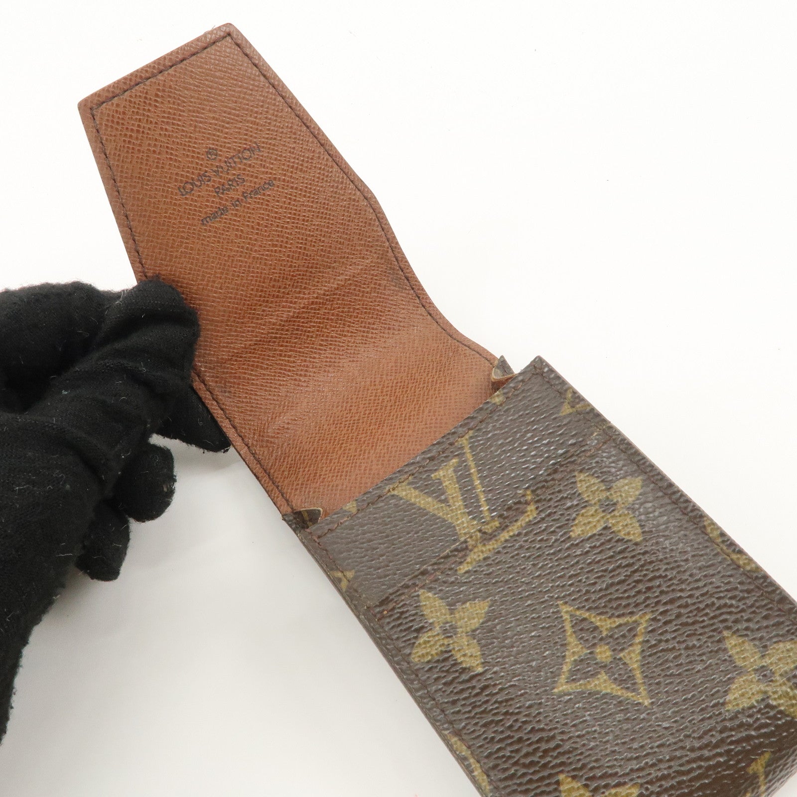 Louis Vuitton Set of 3 Monogram Etui Cigarette Case Brown M63024 Used