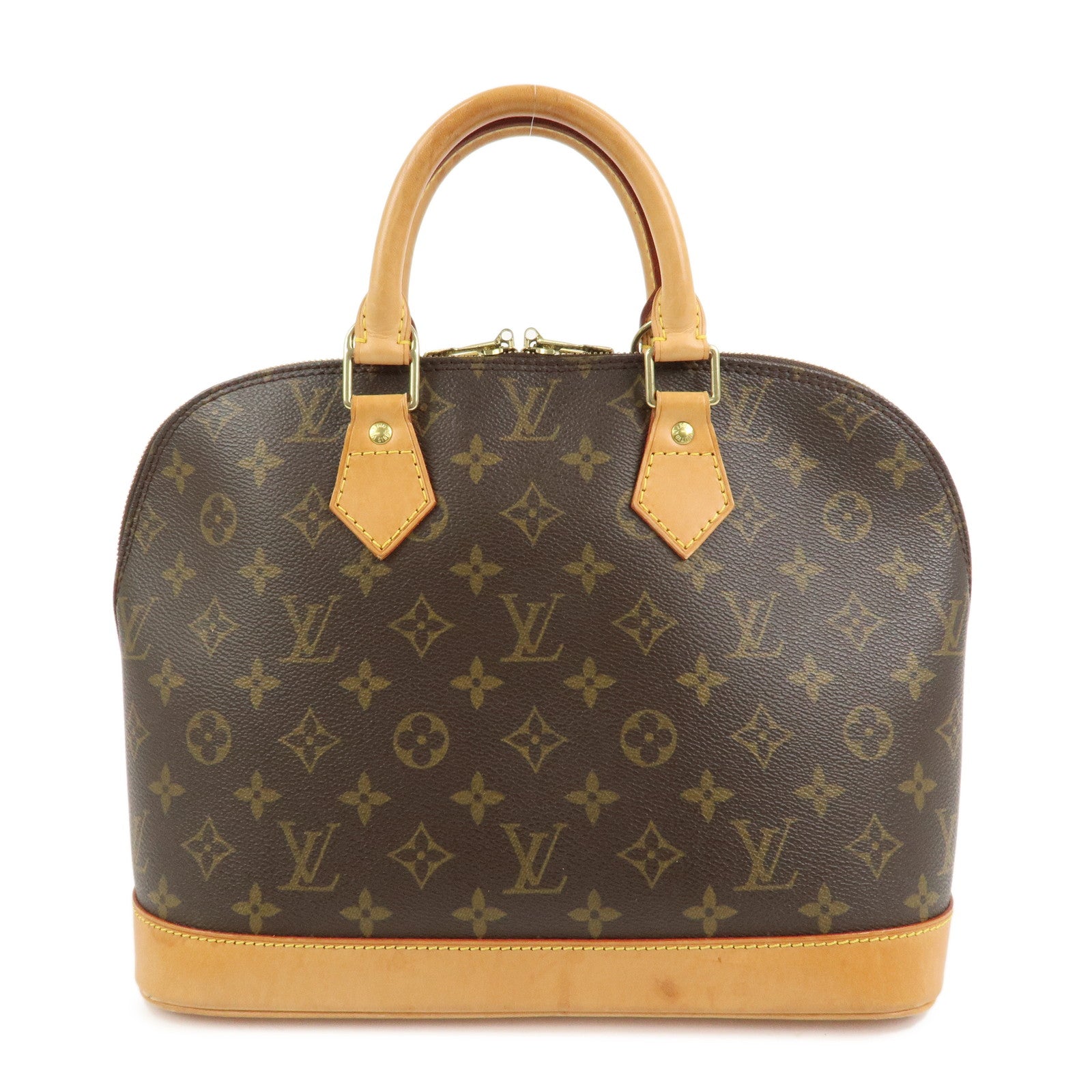 Louis Vuitton Monogram Canvas Alma Hand Bag Brown M51130