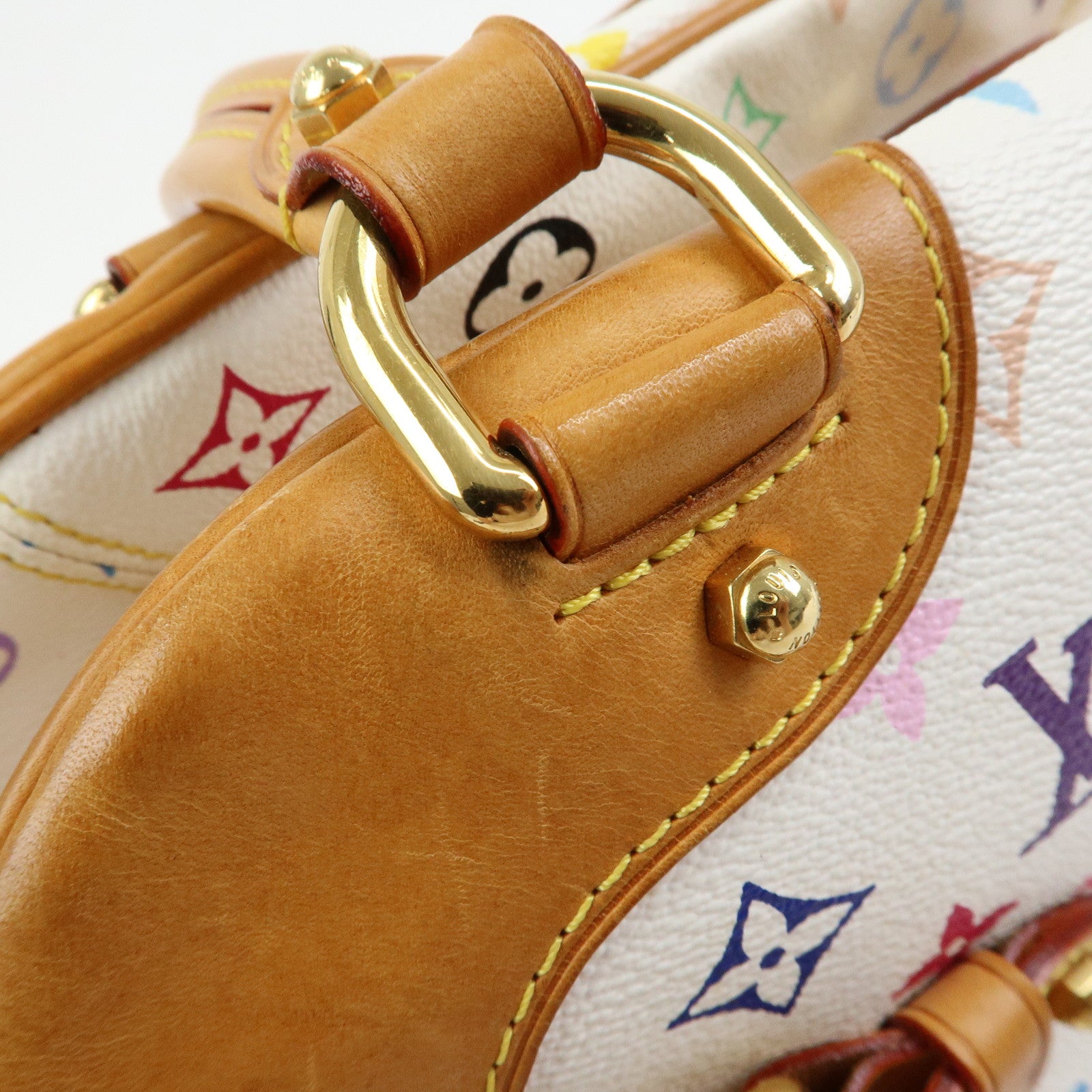 Louis Vuitton Monogram Multicolor Claudia Hand Bag Blanc M40193
