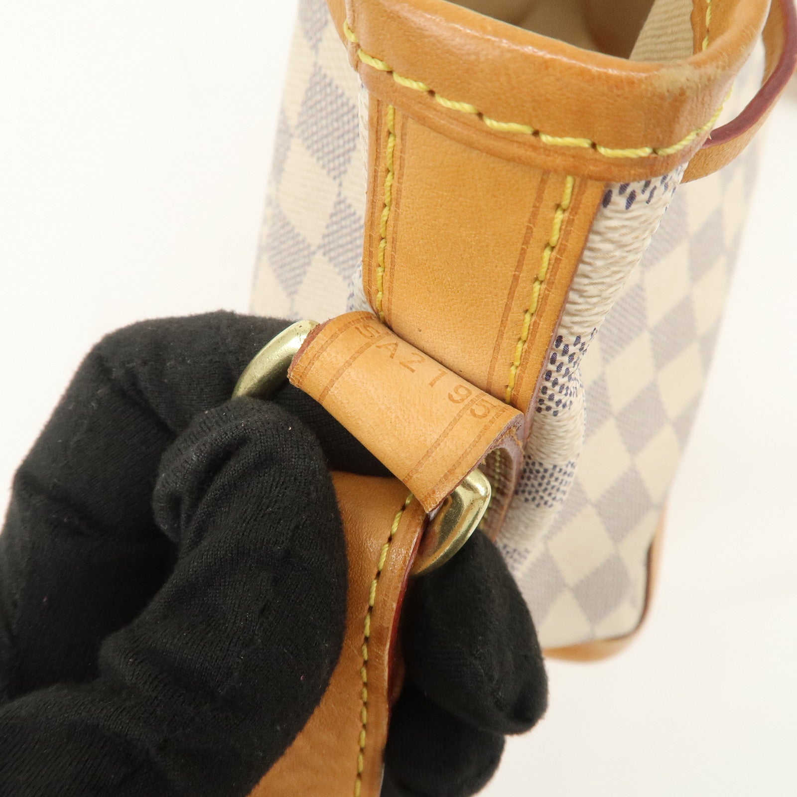 Louis Vuitton Damier Azur Canvas Leather Noe BB Shoulder Bag N41220