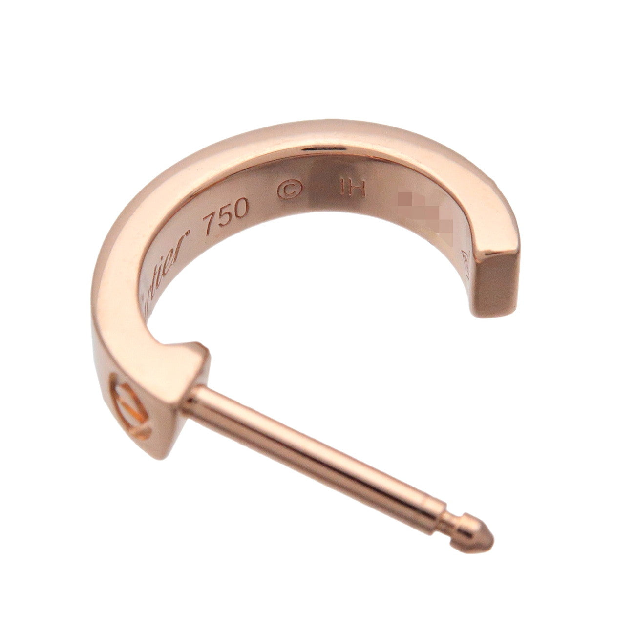 Cartier Mini Love Earrings K18 750PG Rose Gold