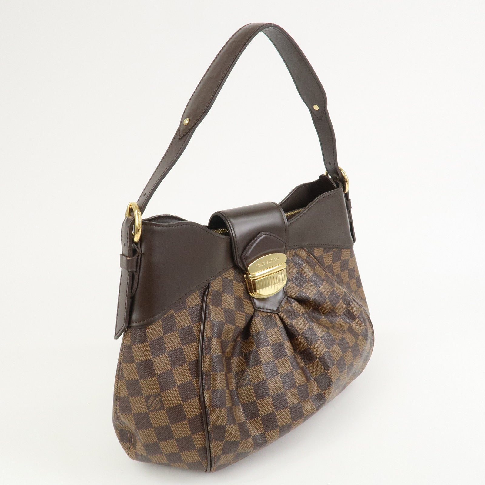 Louis Vuitton Damier Sistina MM Shoulder Bag Damier Ebene N41541