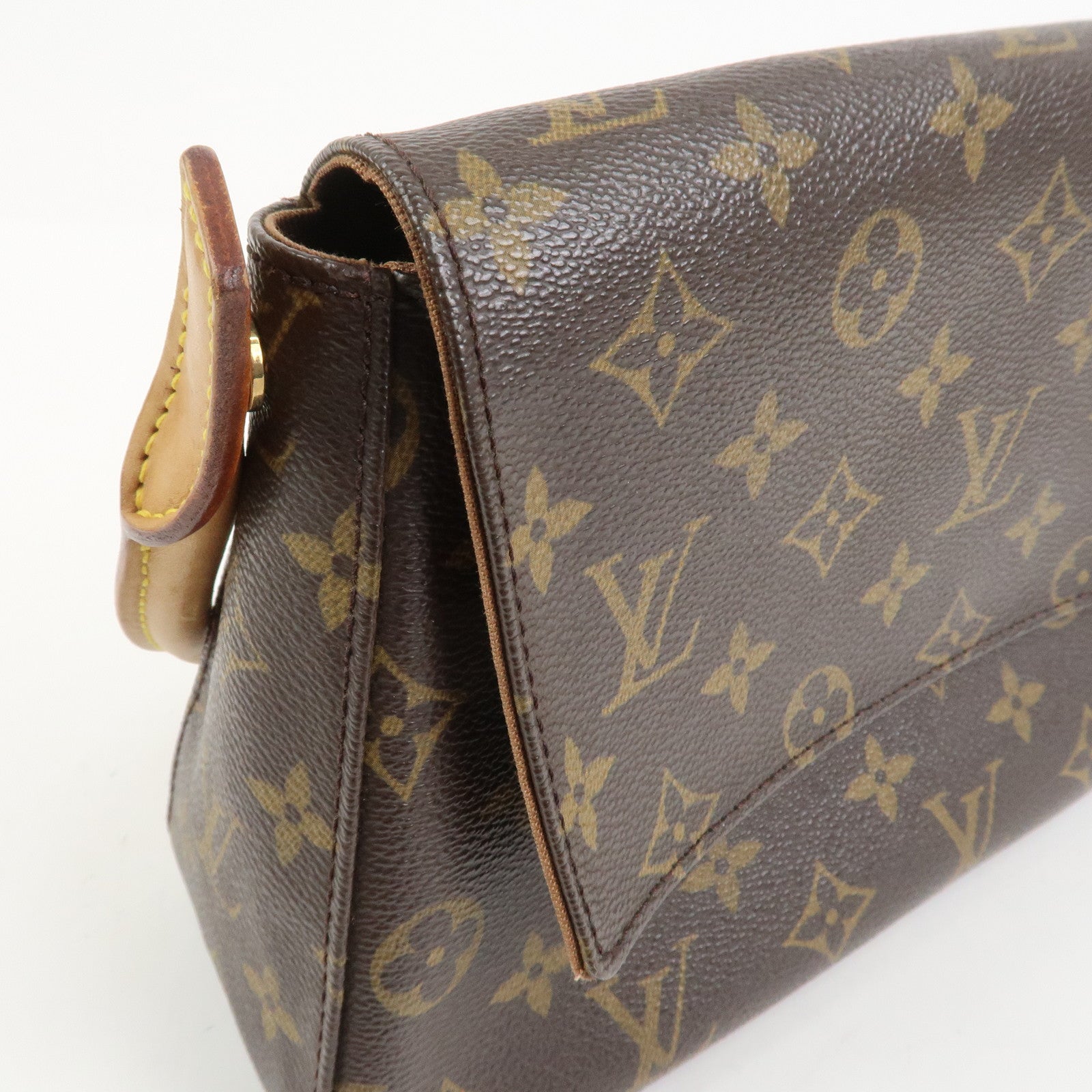 Louis Vuitton Monogram Mini Looping Shoulder Bag Brown M51147