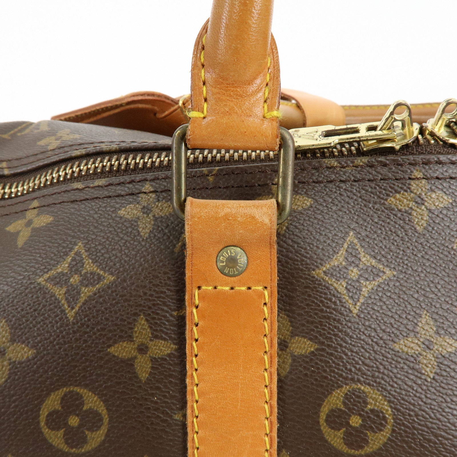 Louis Vuitton Monogram Keep All Bandouliere 60 Boston Bag M41412