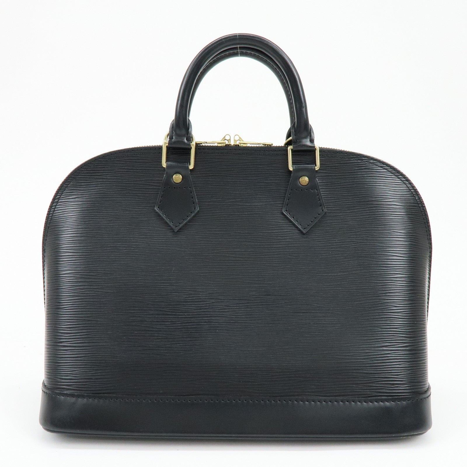 Louis Vuitton Epi Alma Hand Bag Noir Black M52142