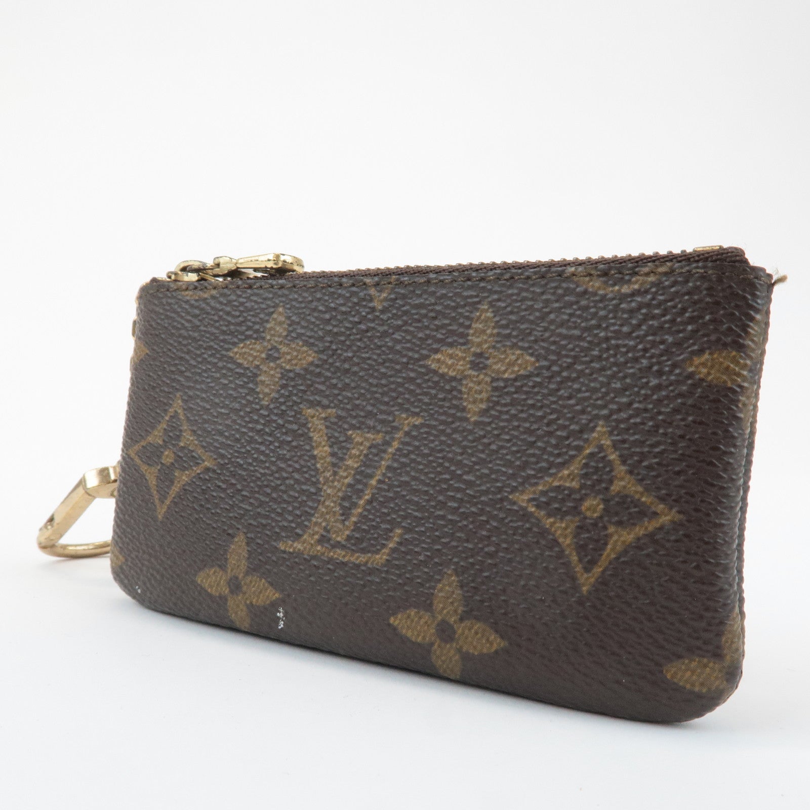 Louis Vuitton Monogram Pochette Cles Coin Case Key Case M62650