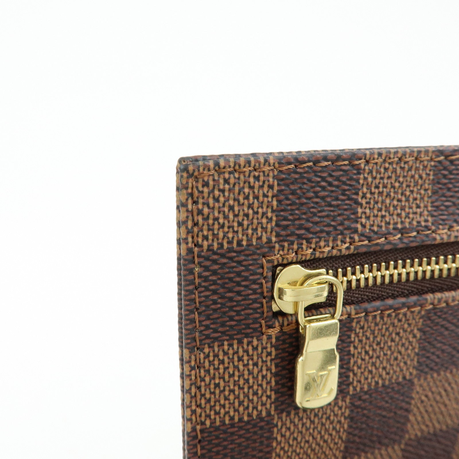 Louis Vuitton Damier Canvas Pouch for Clifton Bag Ebene N51149