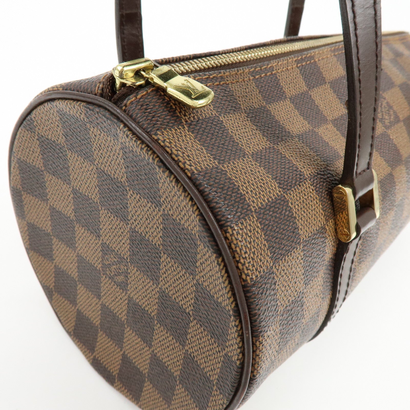Louis Vuitton Damier Ebene Papillon 26 Hand Bag Brown N51304