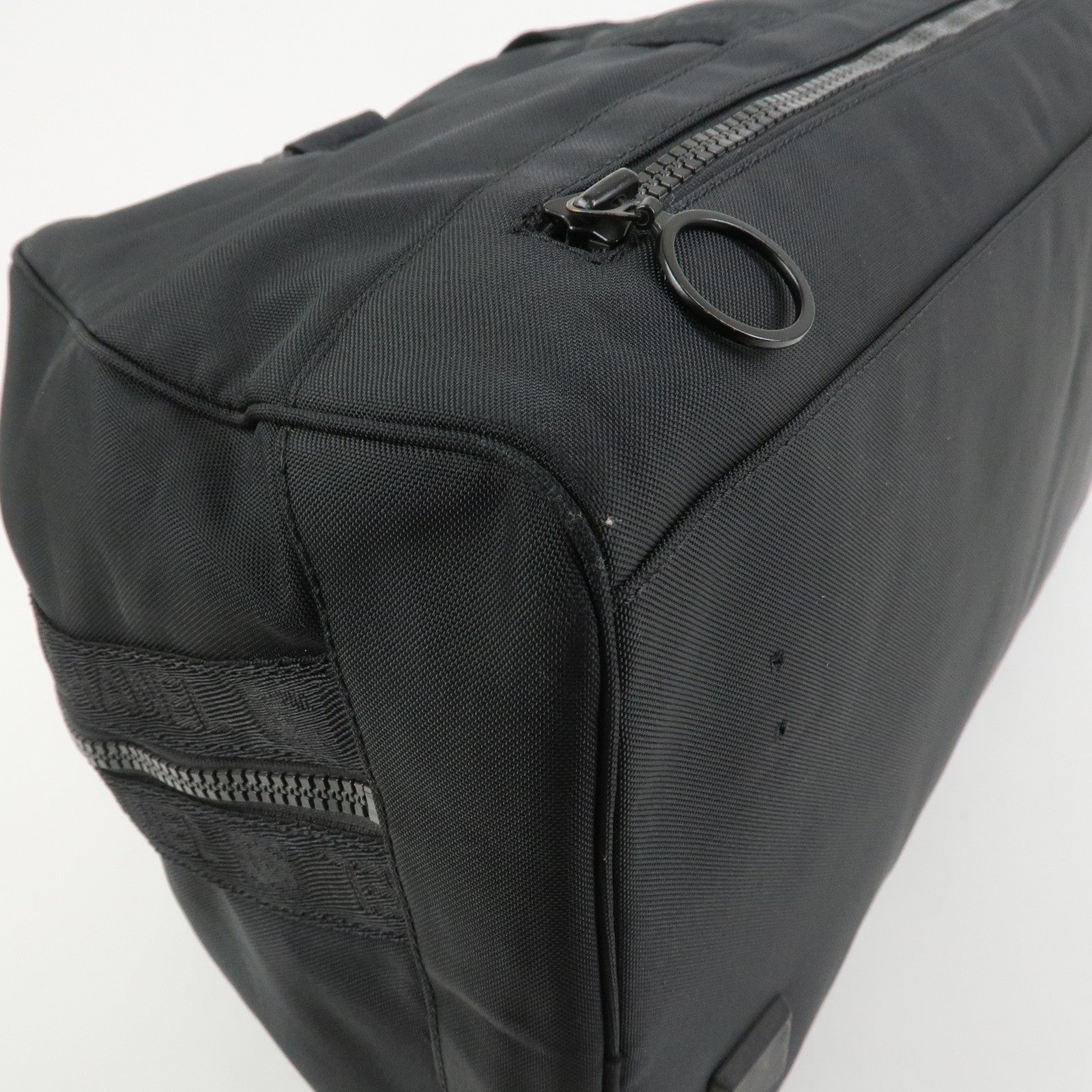 CHANEL COCO Mark Sport Line Nylon Boston Bag Shoulder Bag Black