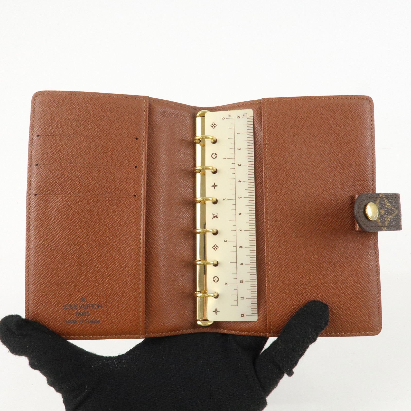 Louis Vuitton Monogram Agenda PM Planner Cover Brown SP0052 Used