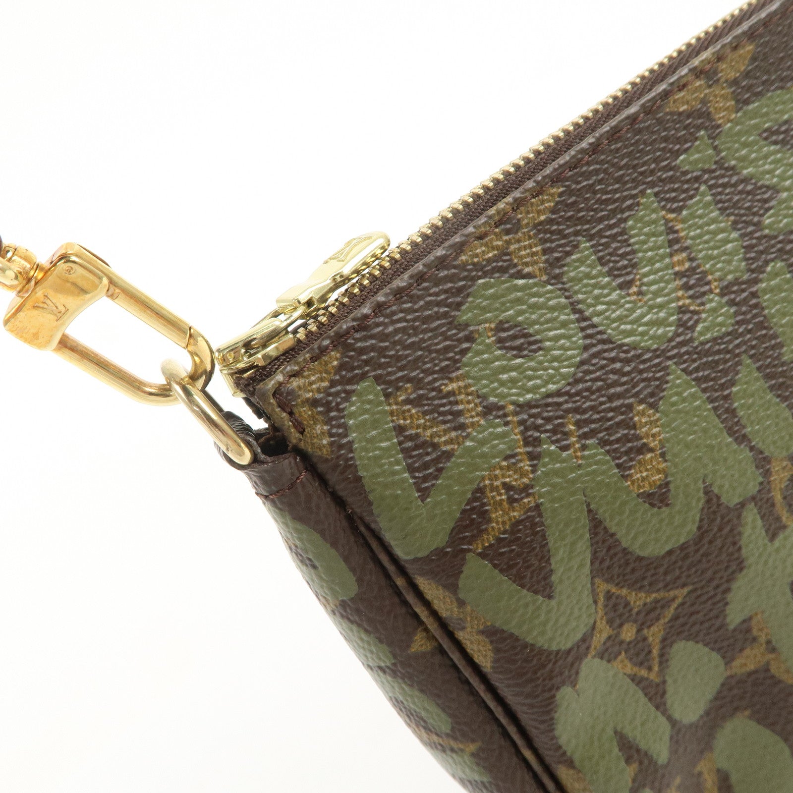 Louis Vuitton Monogram Graffiti Pochette Accessoires HandBag M92191