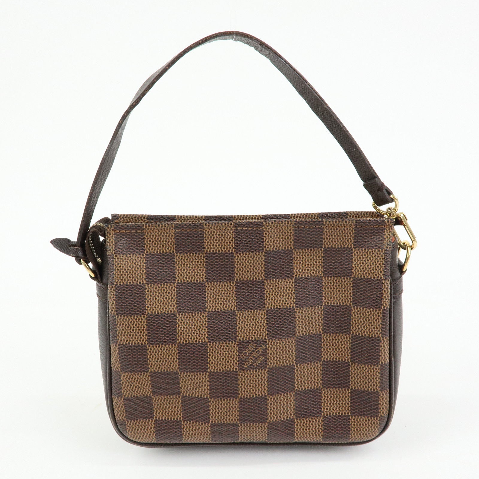 Louis Vuitton Damier Trousse Makeup Accessory Pouch Brown N51982