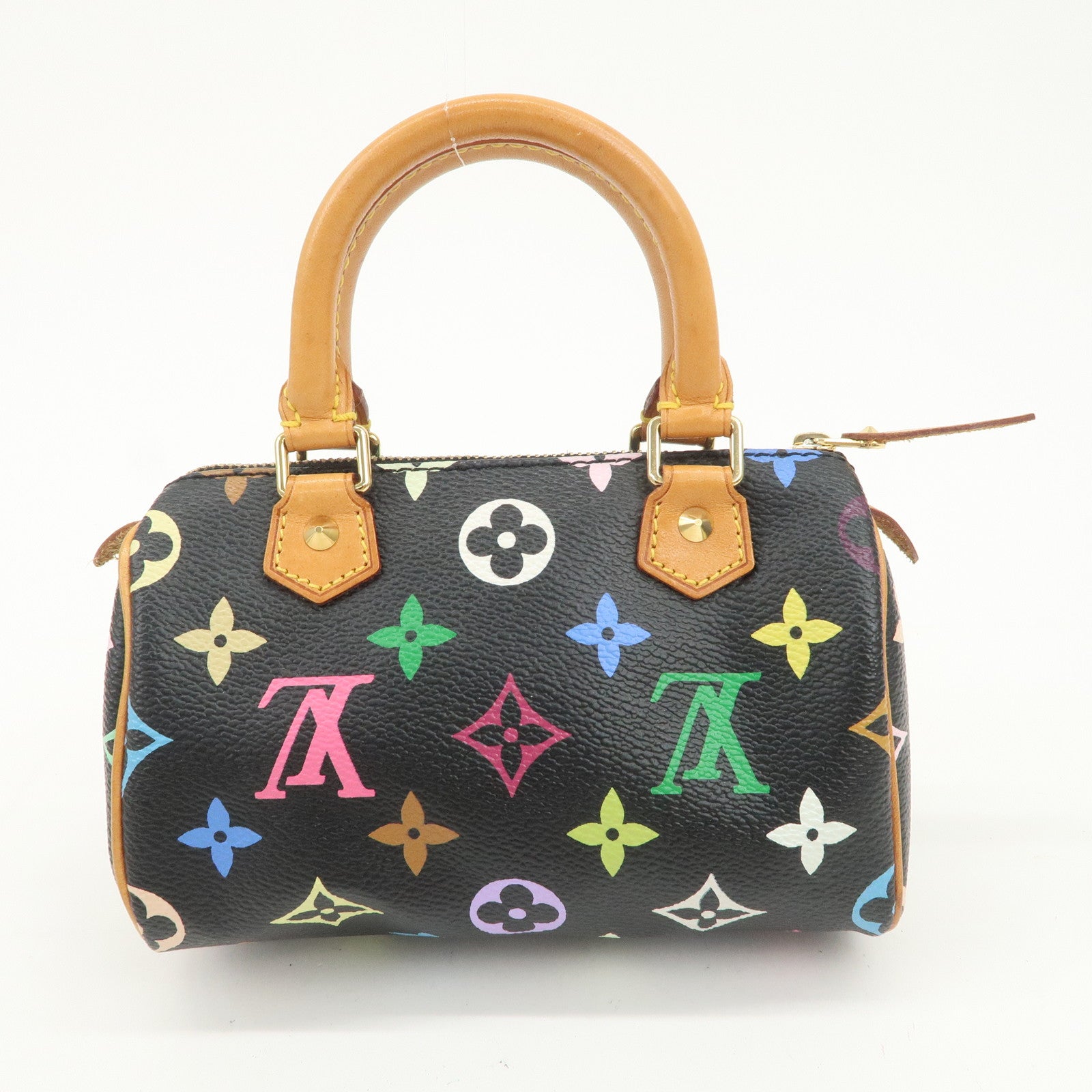 Louis Vuitton Monogram Multicolor Mini Speedy Mini Bag Noir M92644