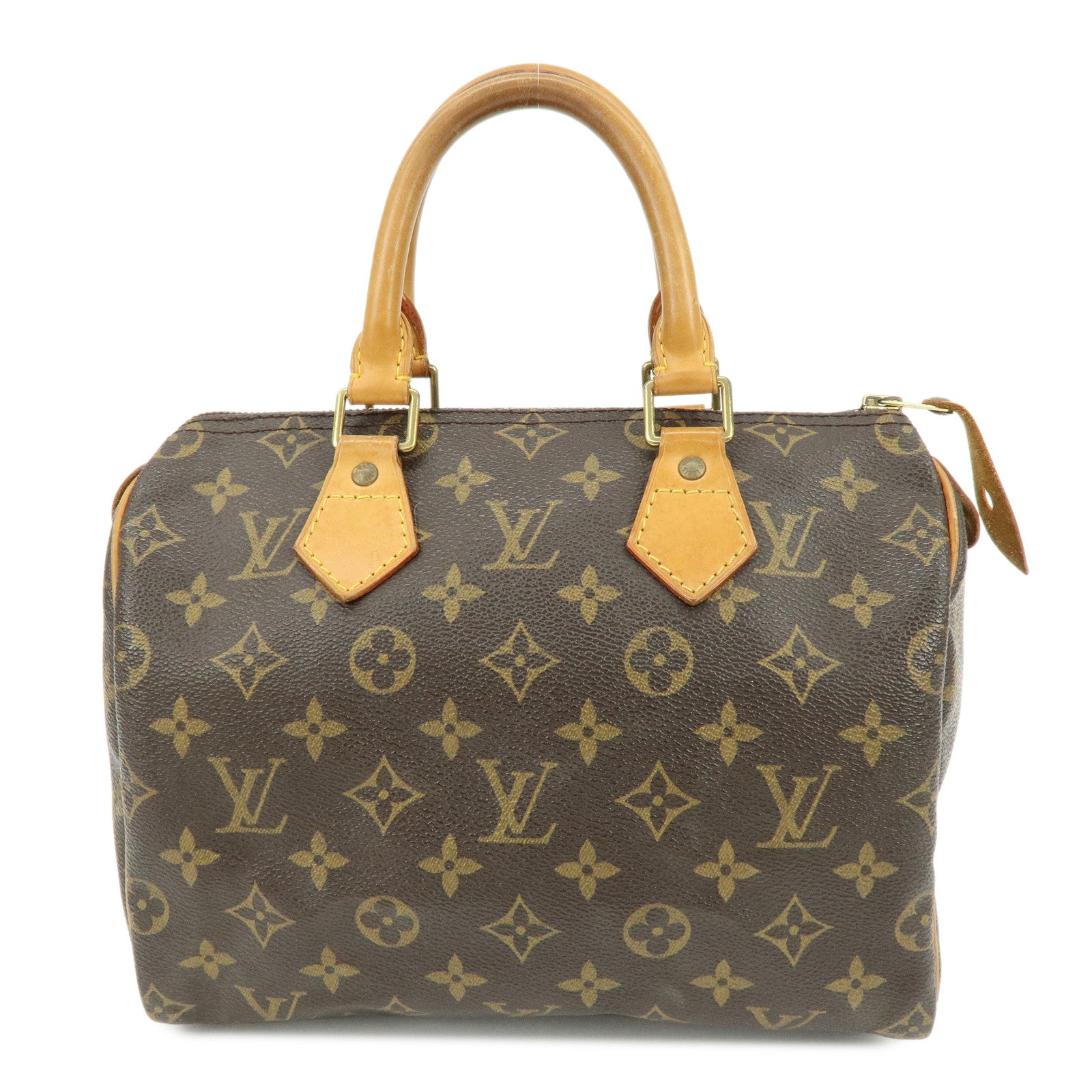 Louis Vuitton Monogram Speedy 25 Boston Bag Hand Bag Brown M41528