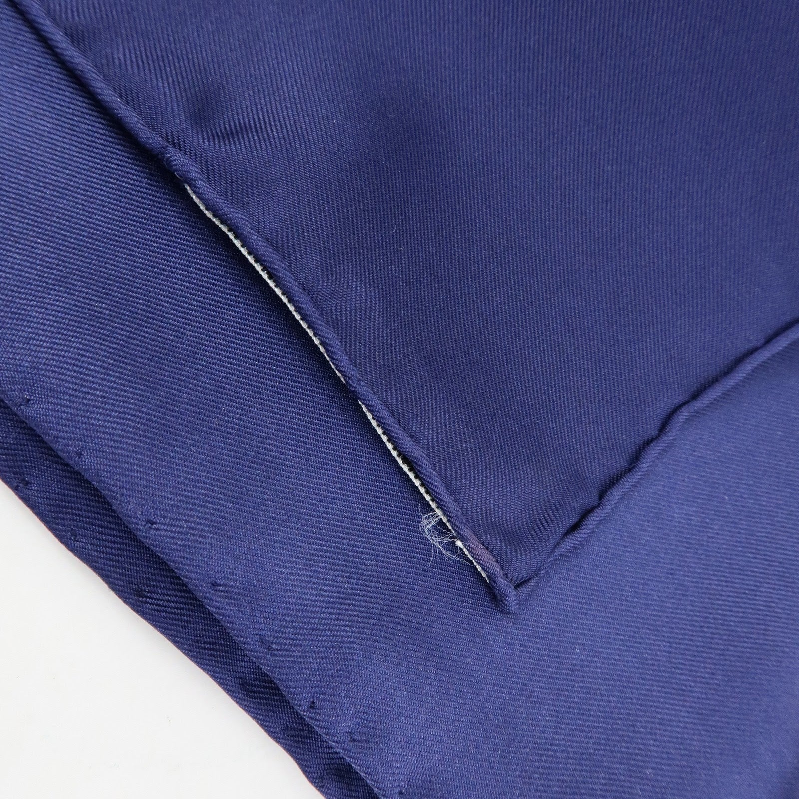 HERMES Carre 90 Silk 100% Scarf  LES TAMBOURS Navy Gold