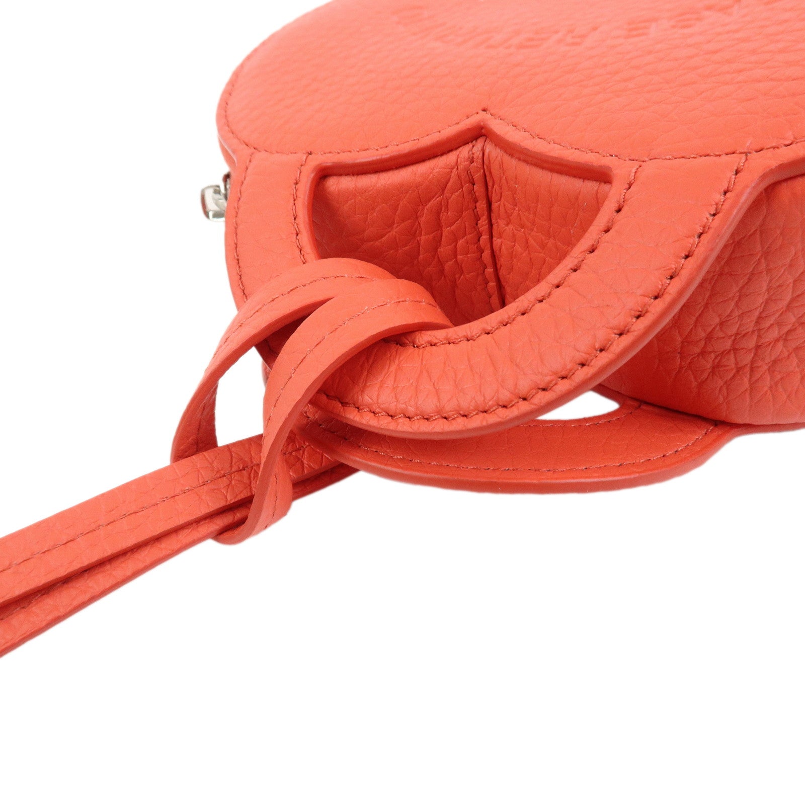 Tiffany & Co Return to Tiffany Leather Pouch Wristlet Bag Red