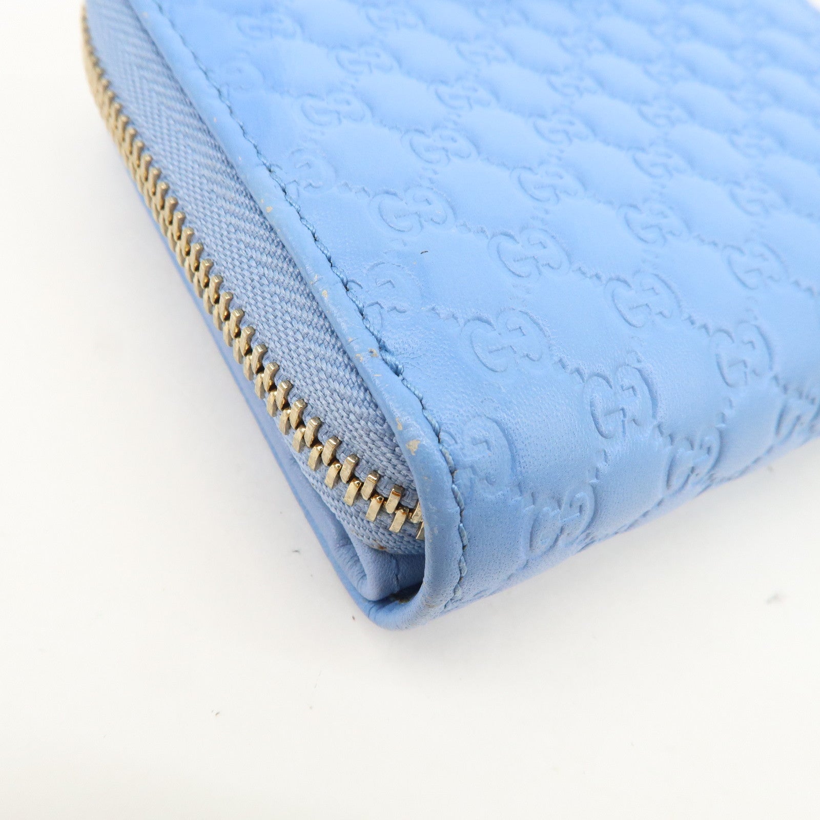 GUCCI Micro Guccissima Signature Bi-Fold Compact Wallet 449395