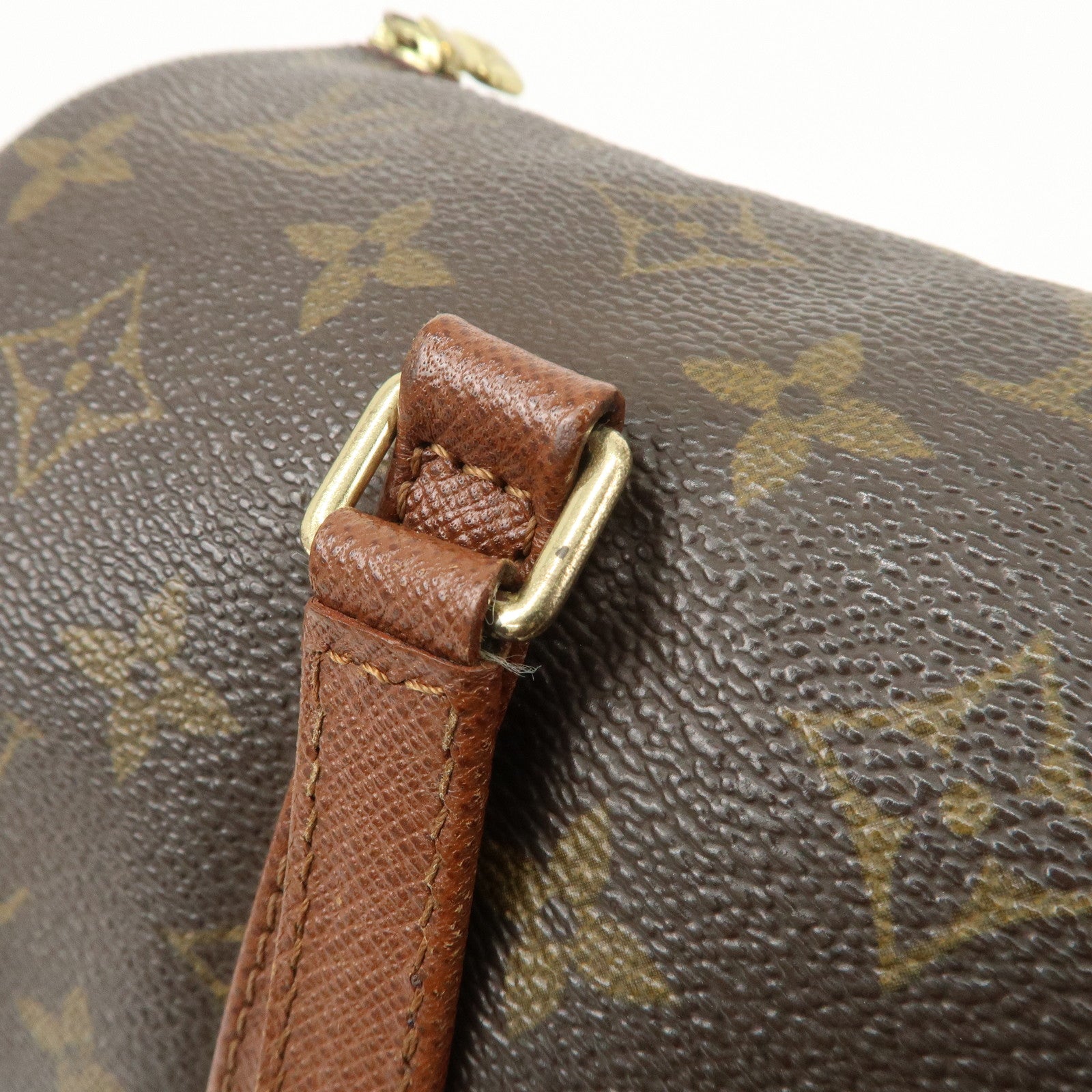 Louis Vuitton Monogram Papillon 30 Old Style Hand Bag Brown M51365