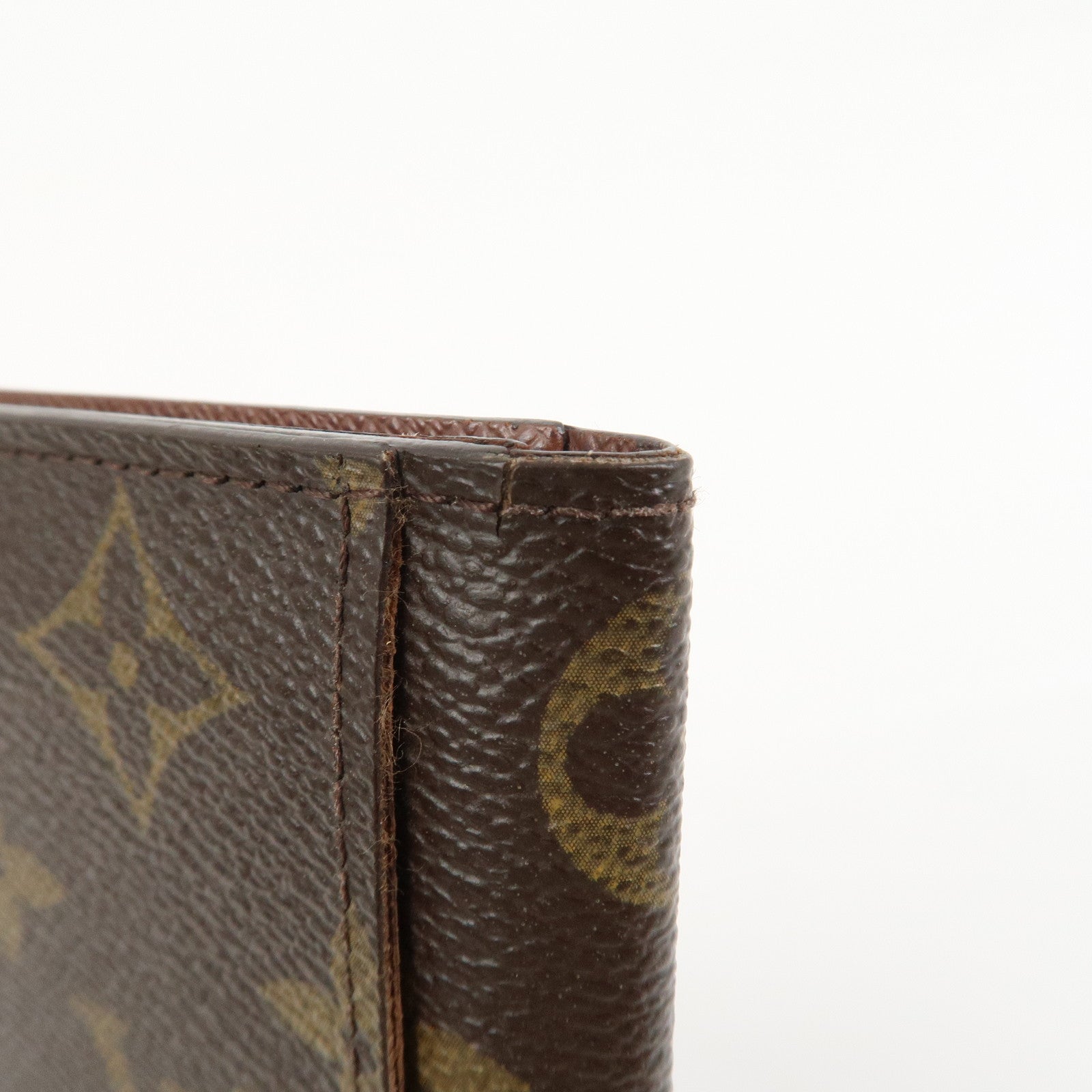 Louis Vuitton Monogram Porto Cult Vertical Card Case Brown M66541