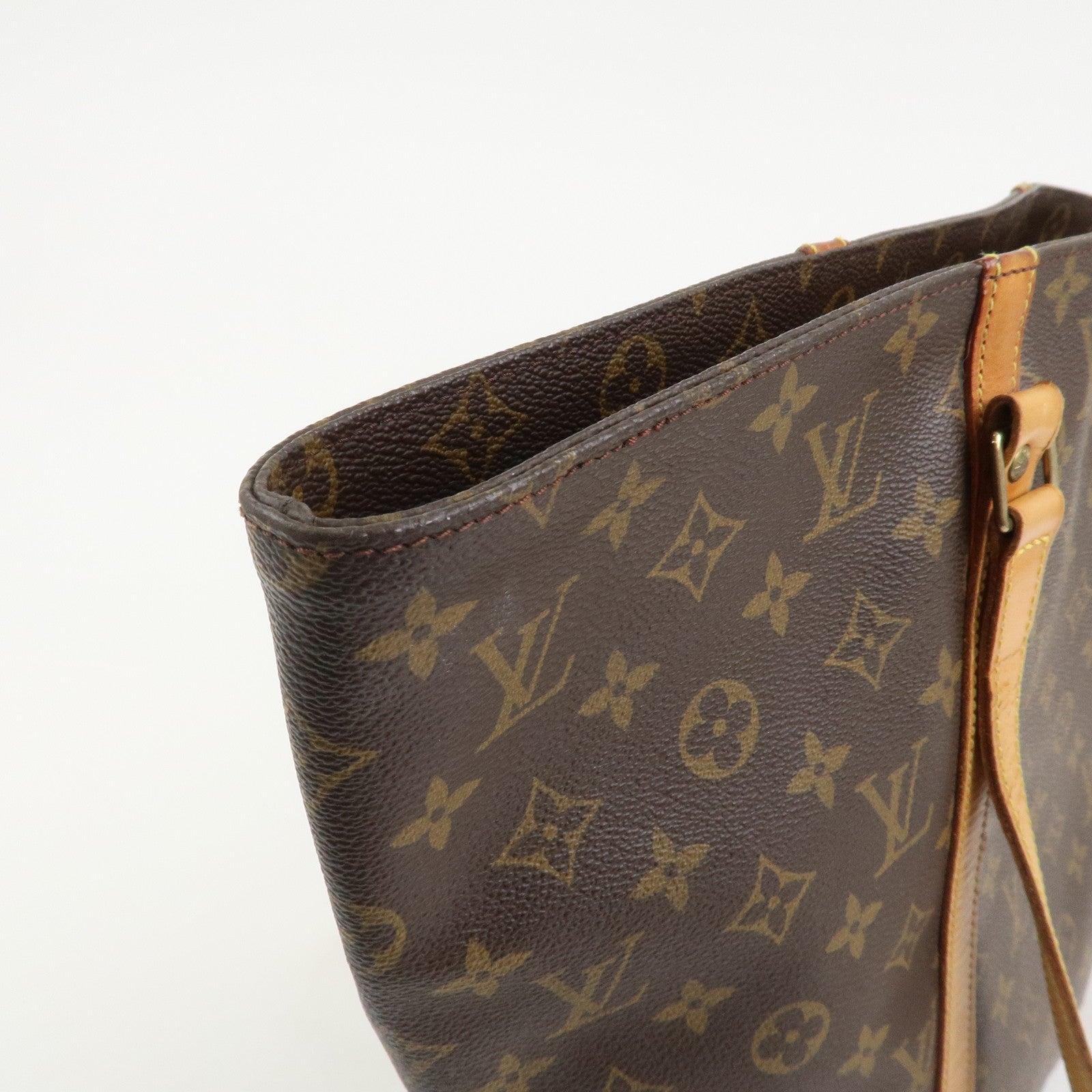 Louis Vuitton Monogram Sac Shopping Shoulder Bag Brown M51108