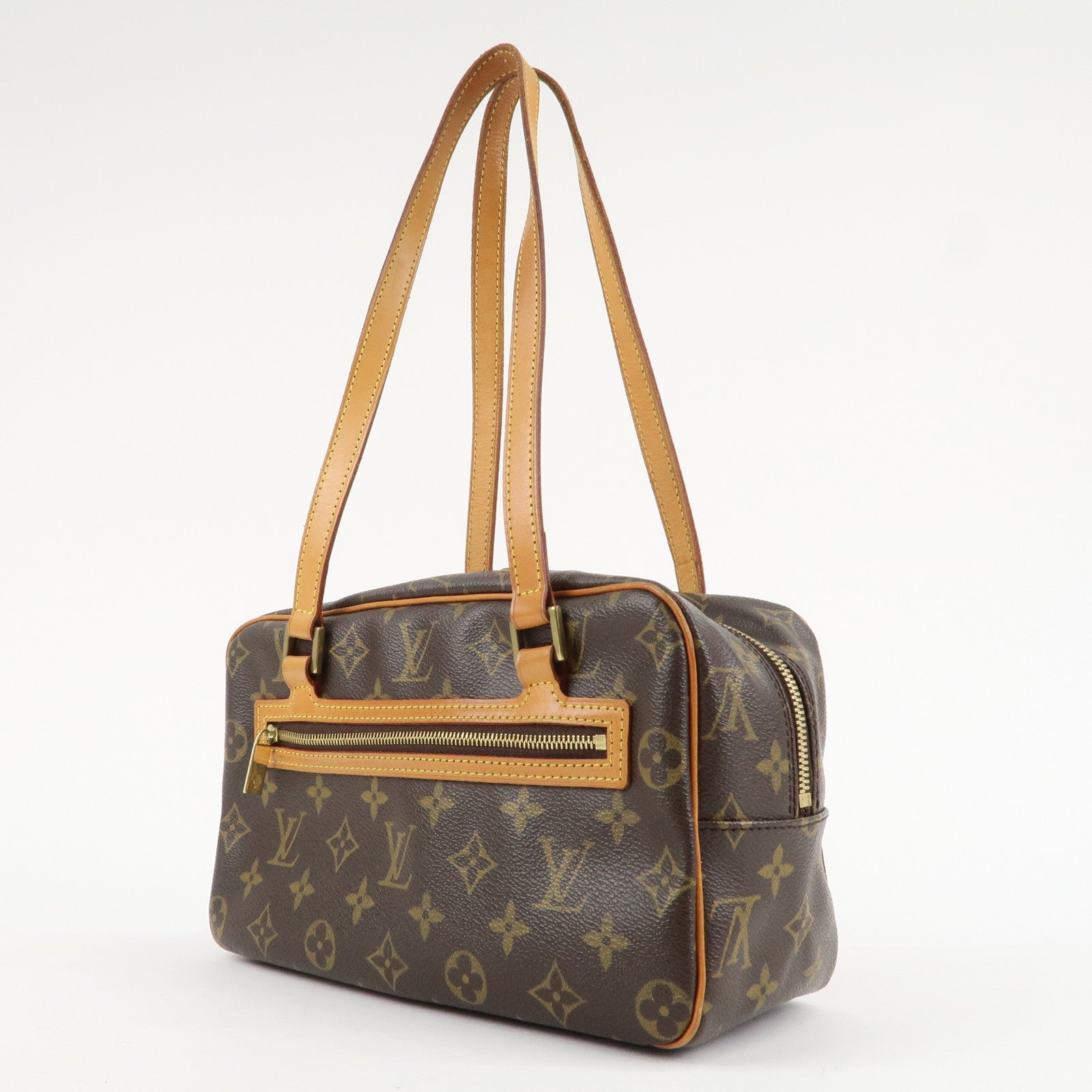 Louis Vuitton Monogram Cite MM Shoulder Bag Hand Bag M51182 Used