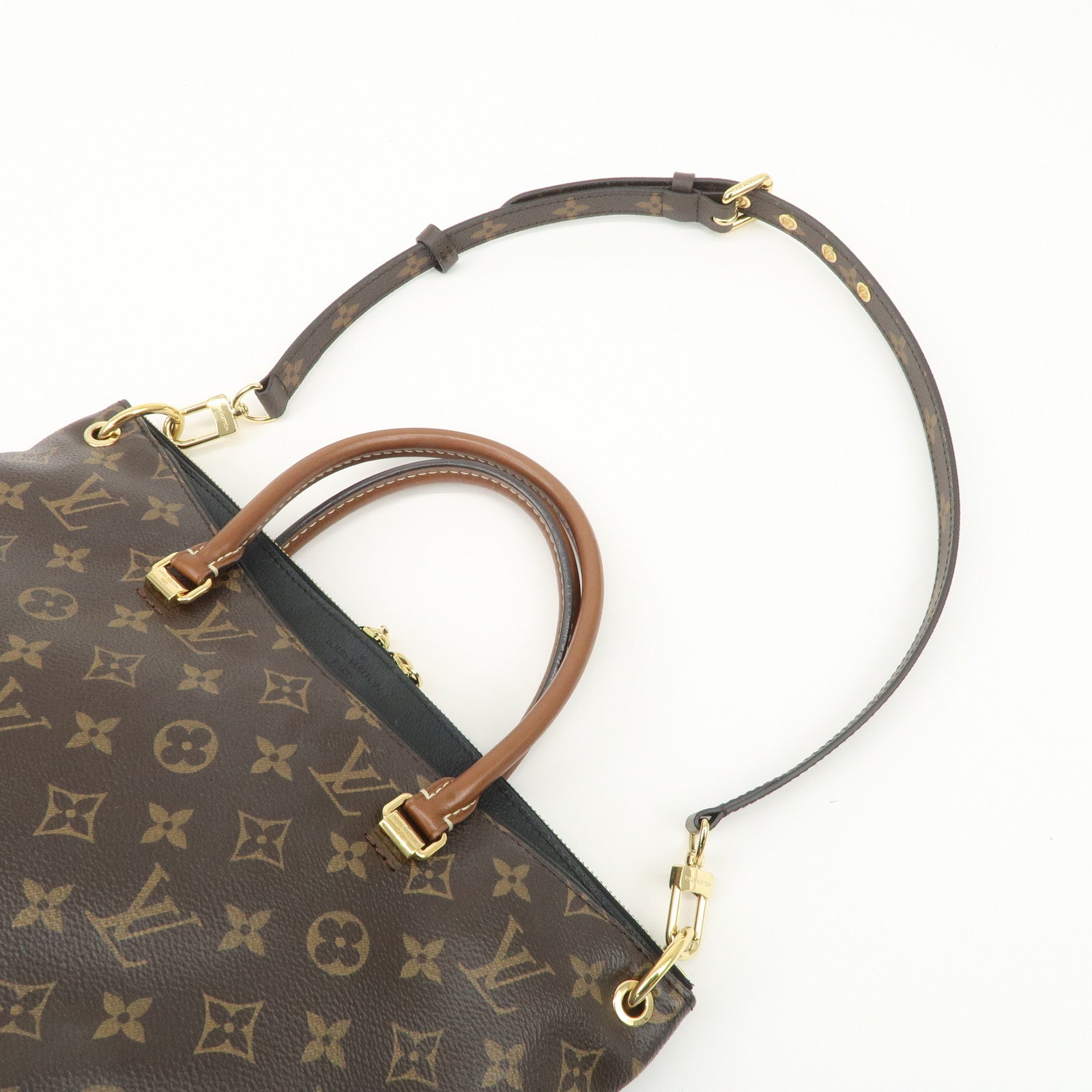 Louis Vuitton Monogram Pallas 2Way Bag Hand Bag M41064