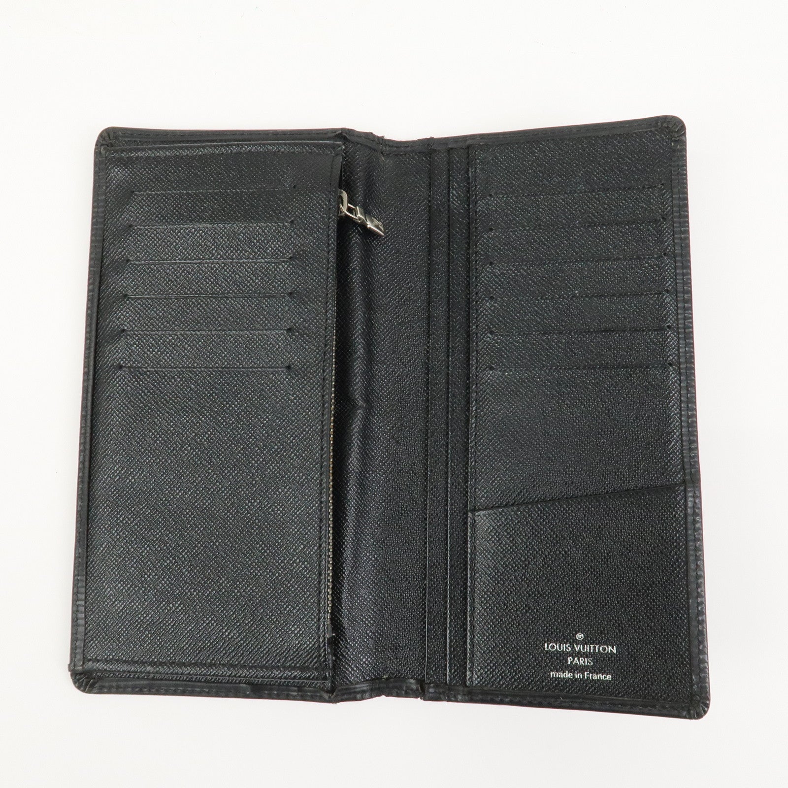 Louis Vuitton Epi Leather Portefeuille Brazza Wallet Noir M66542