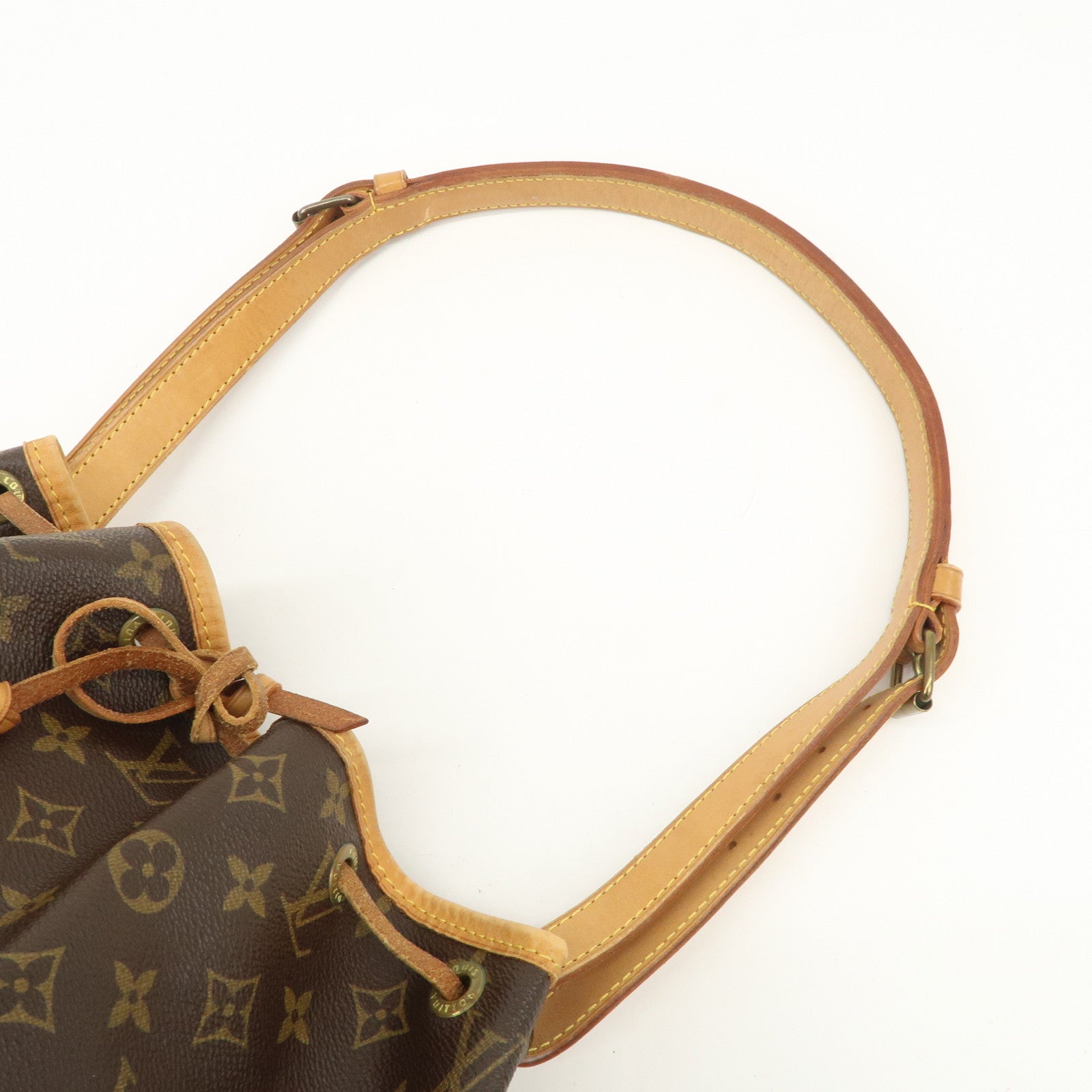 Louis Vuitton Monogram Petit Noe Shoulder Bag Brown M42226