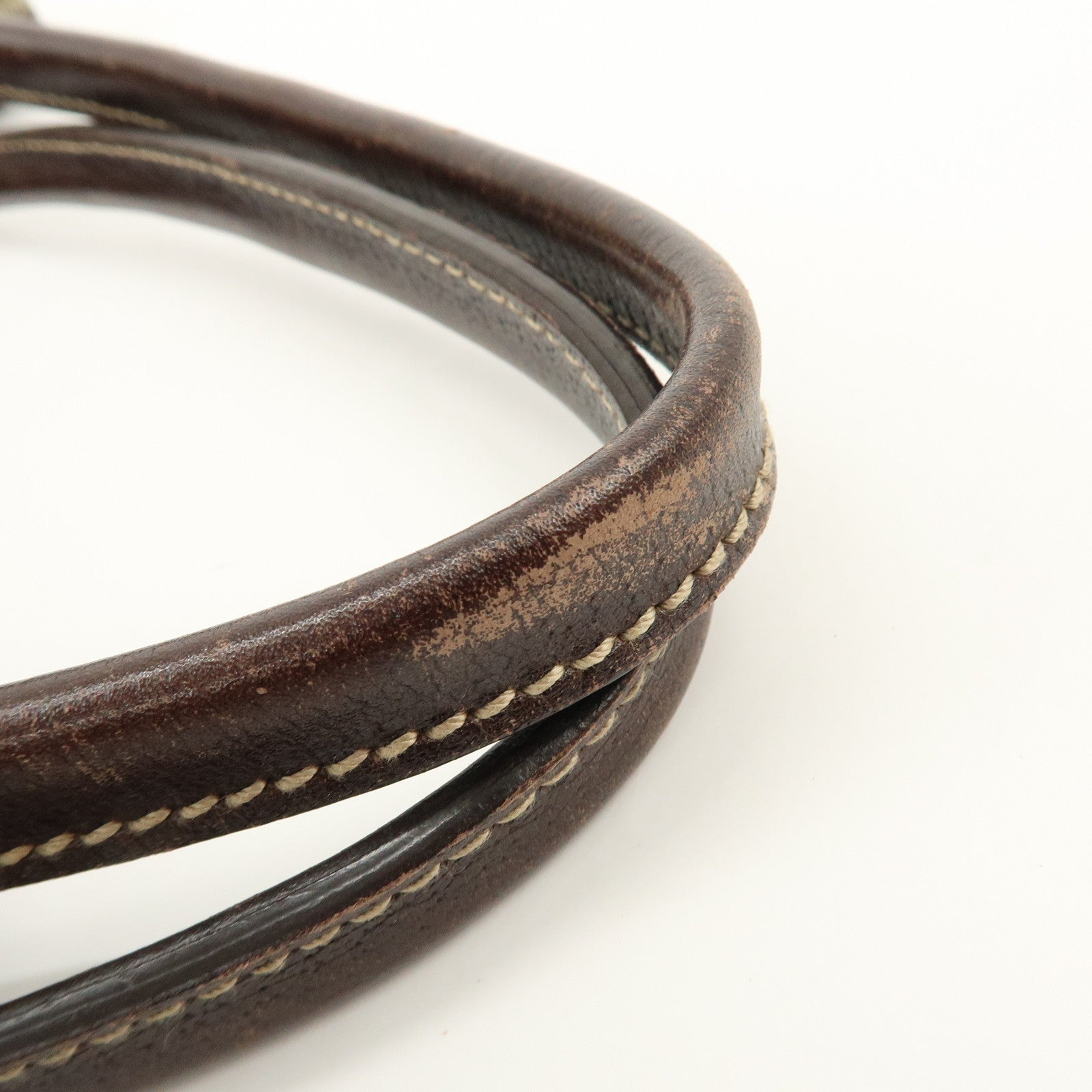 GUCCI Sherry Princy GG Canvas Leather Tote Bag Shoulder Bag 177052