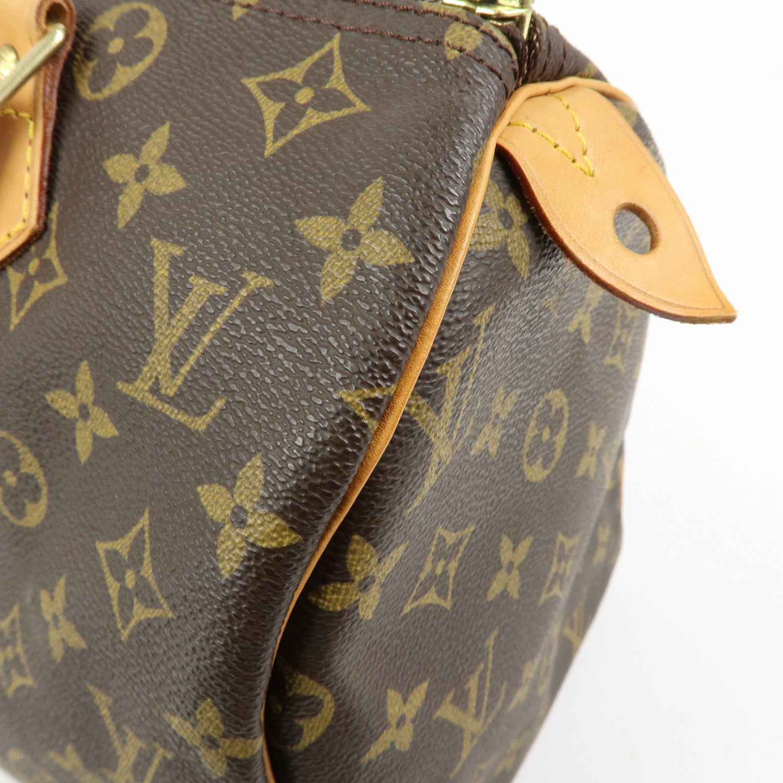 Louis Vuitton Monogram Speedy 30 Boston Bag Hand Bag Brown M41526