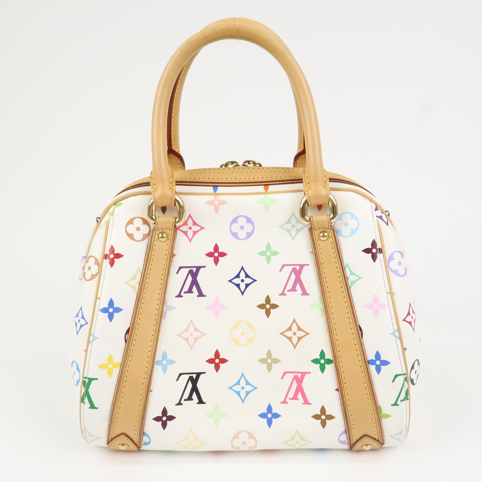 Louis Vuitton Monogram Multicolor Priscilla Hand Bag Blanc M40096