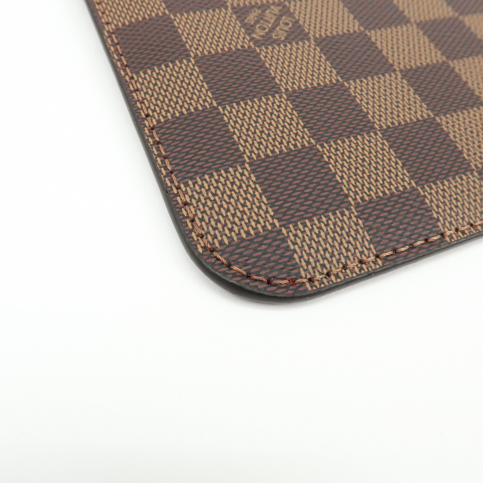 Louis Vuitton Damier Canvas Pouch for Neverfull MM Ebene N41358