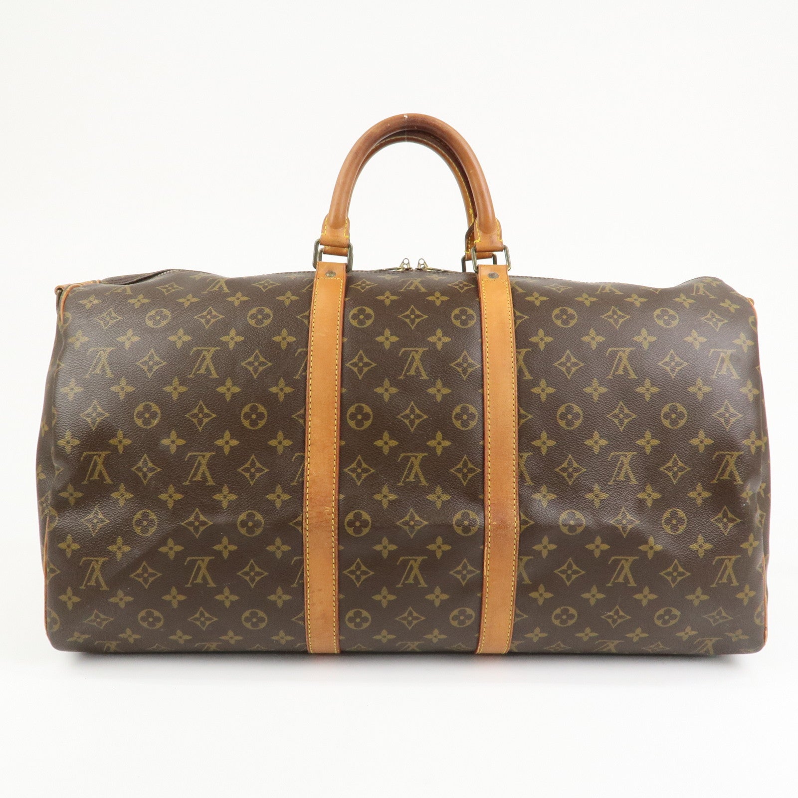 Louis Vuitton Monogram Keep All Bandouliere 55 Boston Bag M41414