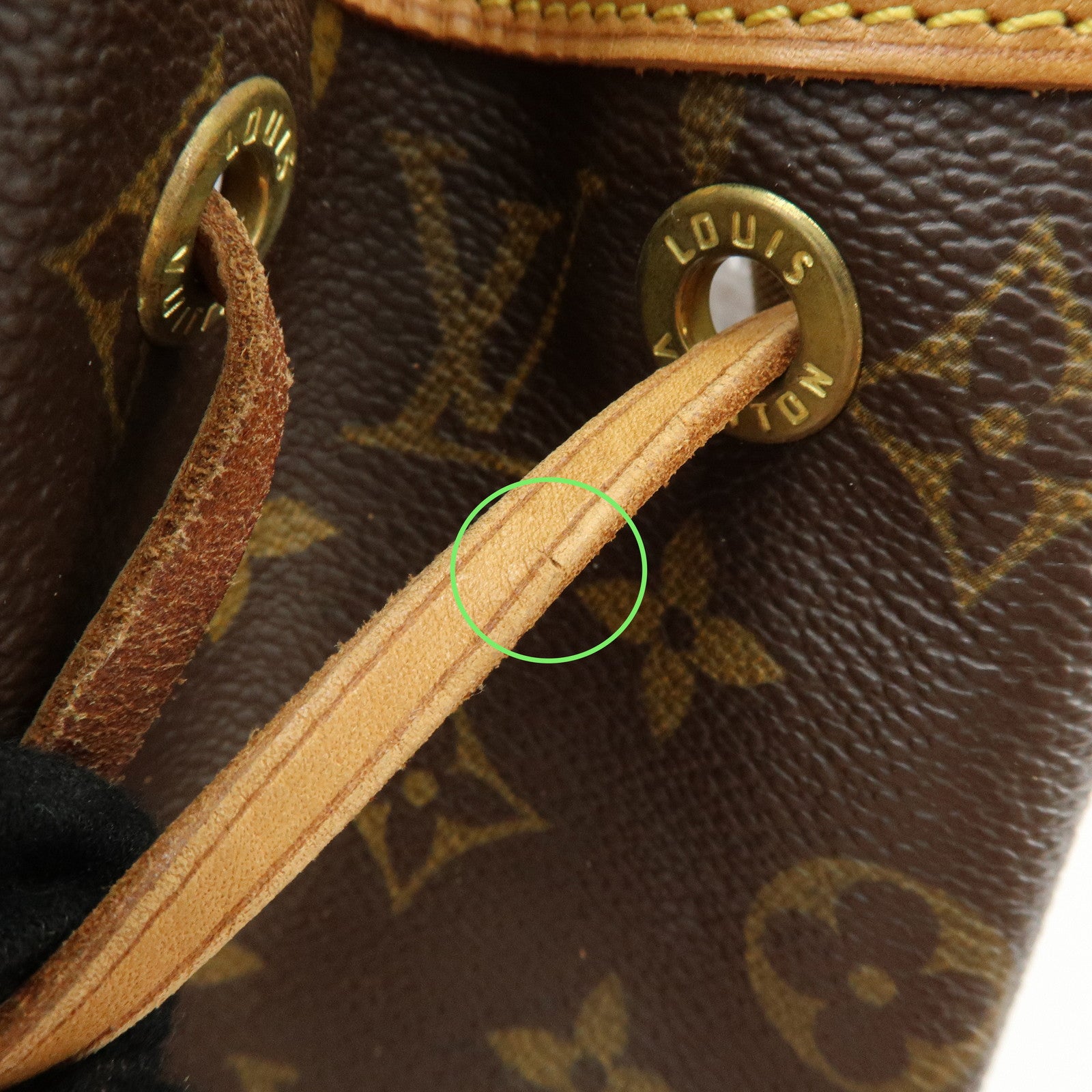 Louis Vuitton Monogram Montsouris MM Backpack Rucksack Brown M51136